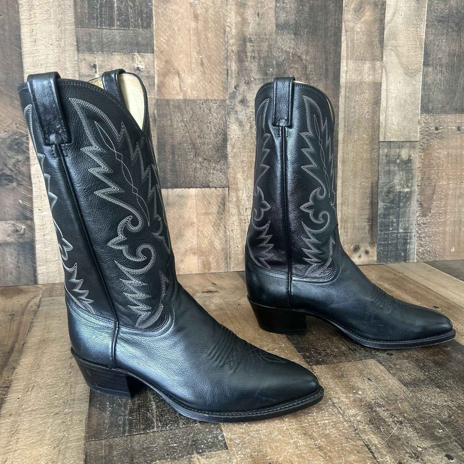 Dan Post Dan Post 110 J Black Extra Wide Cowboy Boots Mens 9 EW Size US 9 / EU 42 - 11 Thumbnail