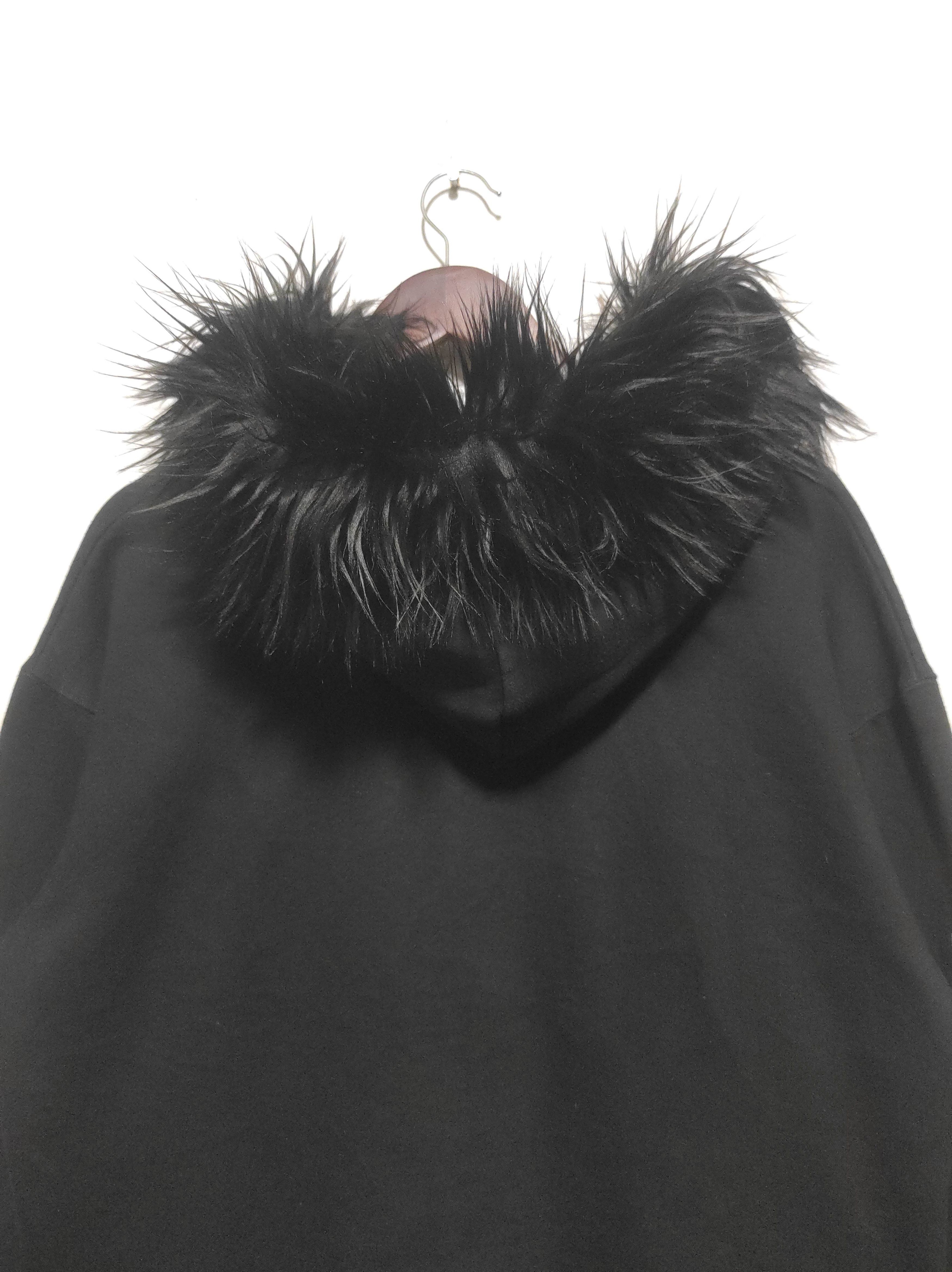 Hysteric Glamour Fluke Black Zipper Fur Hoodie LGB style Size US L / EU 52-54 / 3 - 15 Thumbnail