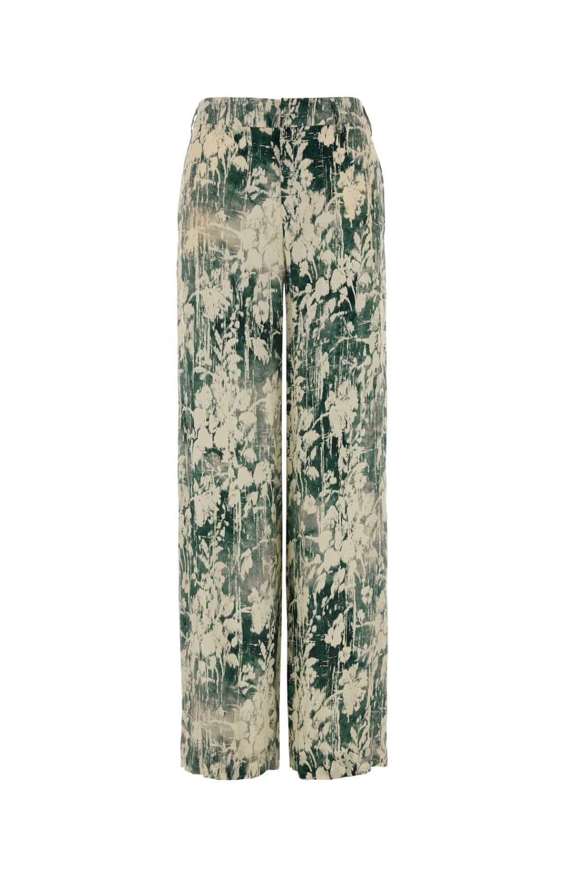 PT Torino Printed Satin Lorenza Wide-Leg Pant Size 30" / US 8 / IT 44 - 1 Thumbnail
