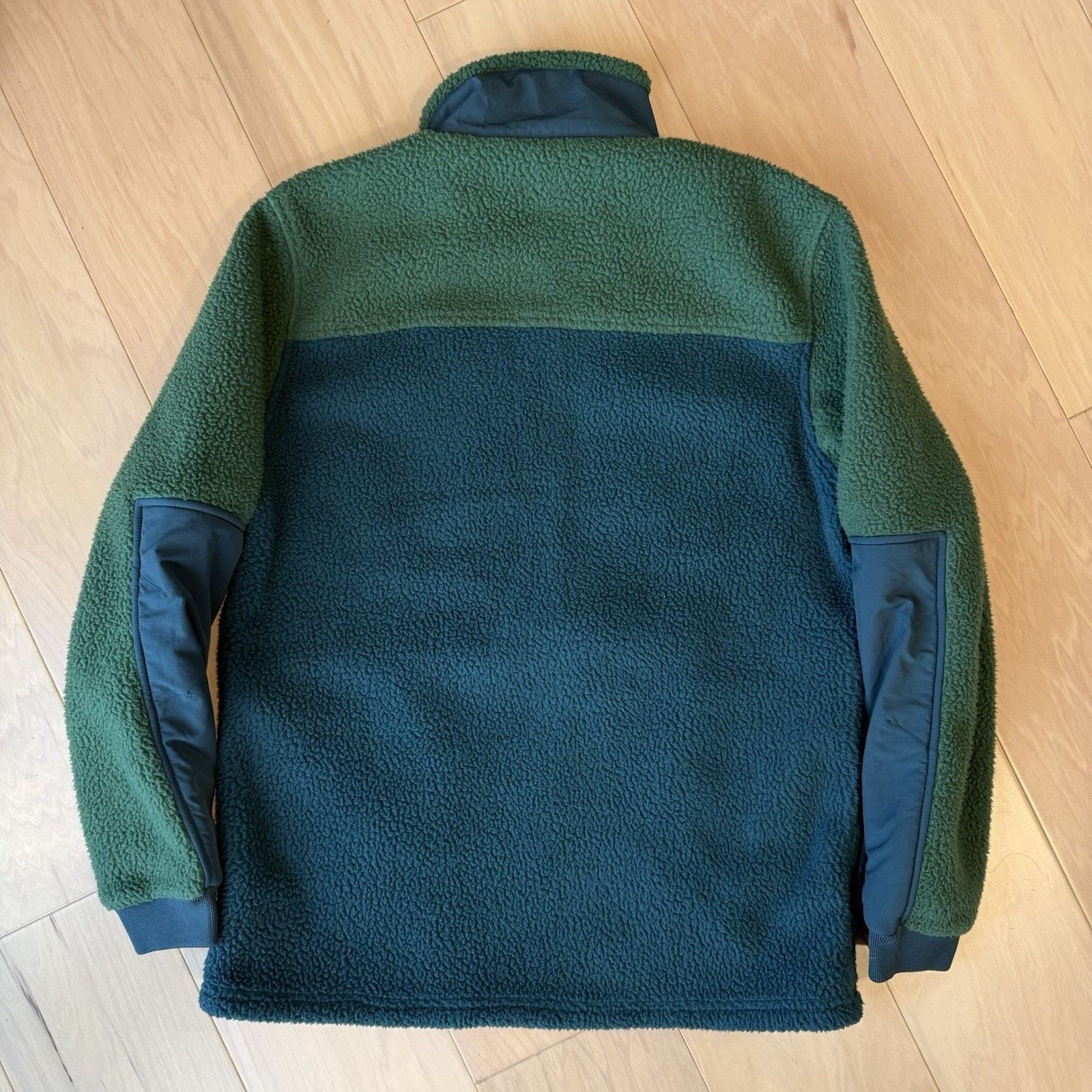 Topo Designs Topo Designs Mountain Fleece Pullover Large Green 1/2 Zip Size US L / EU 52-54 / 3 - 9 Thumbnail