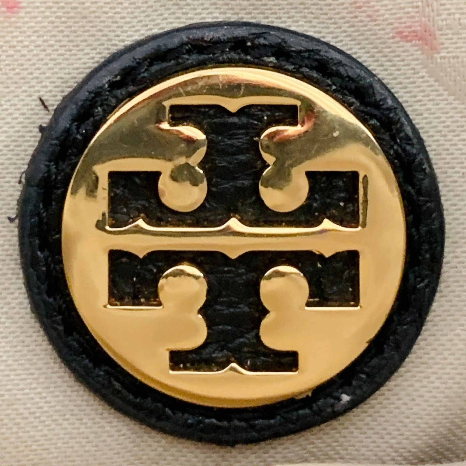 Tory Burch TORY BURCH Black Gold Logo Leather Clutch Handbag Size ONE SIZE - 3 Thumbnail