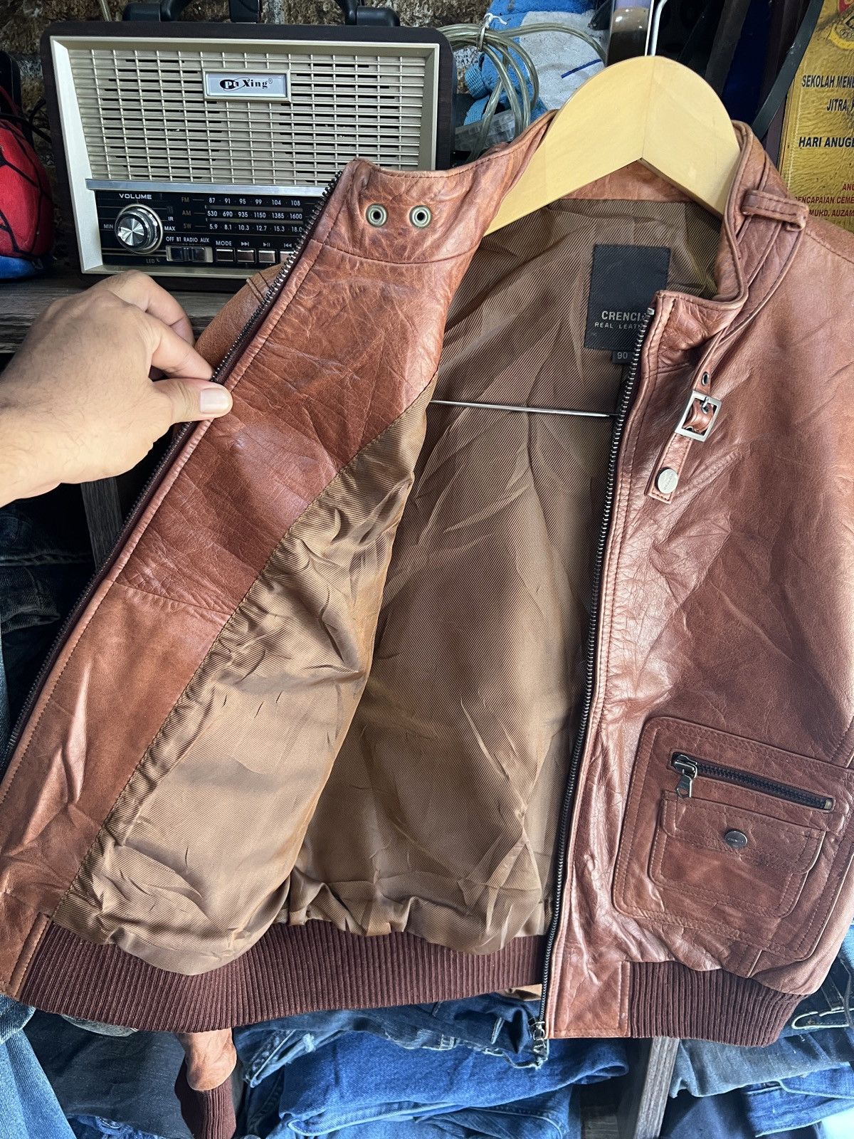 Other 🔥Grencia Real Leather Zipper Jacket Size S / US 4 / IT 40 - 12 Thumbnail
