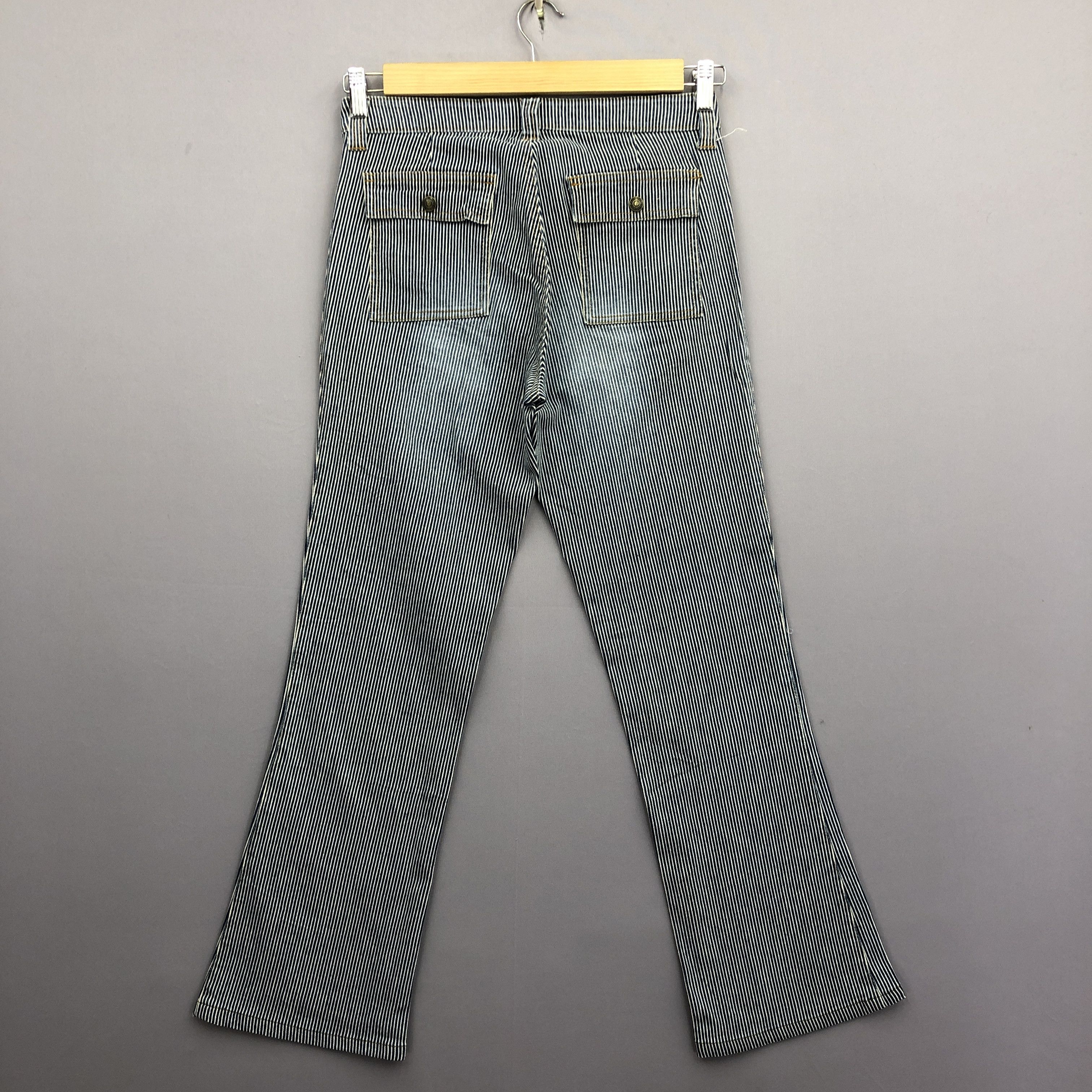 Japanese Brand Vintage Lib Ace Hickory Bush Pants Japanese Jeans Denim Size US 30 / EU 46 - 2 Thumbnail