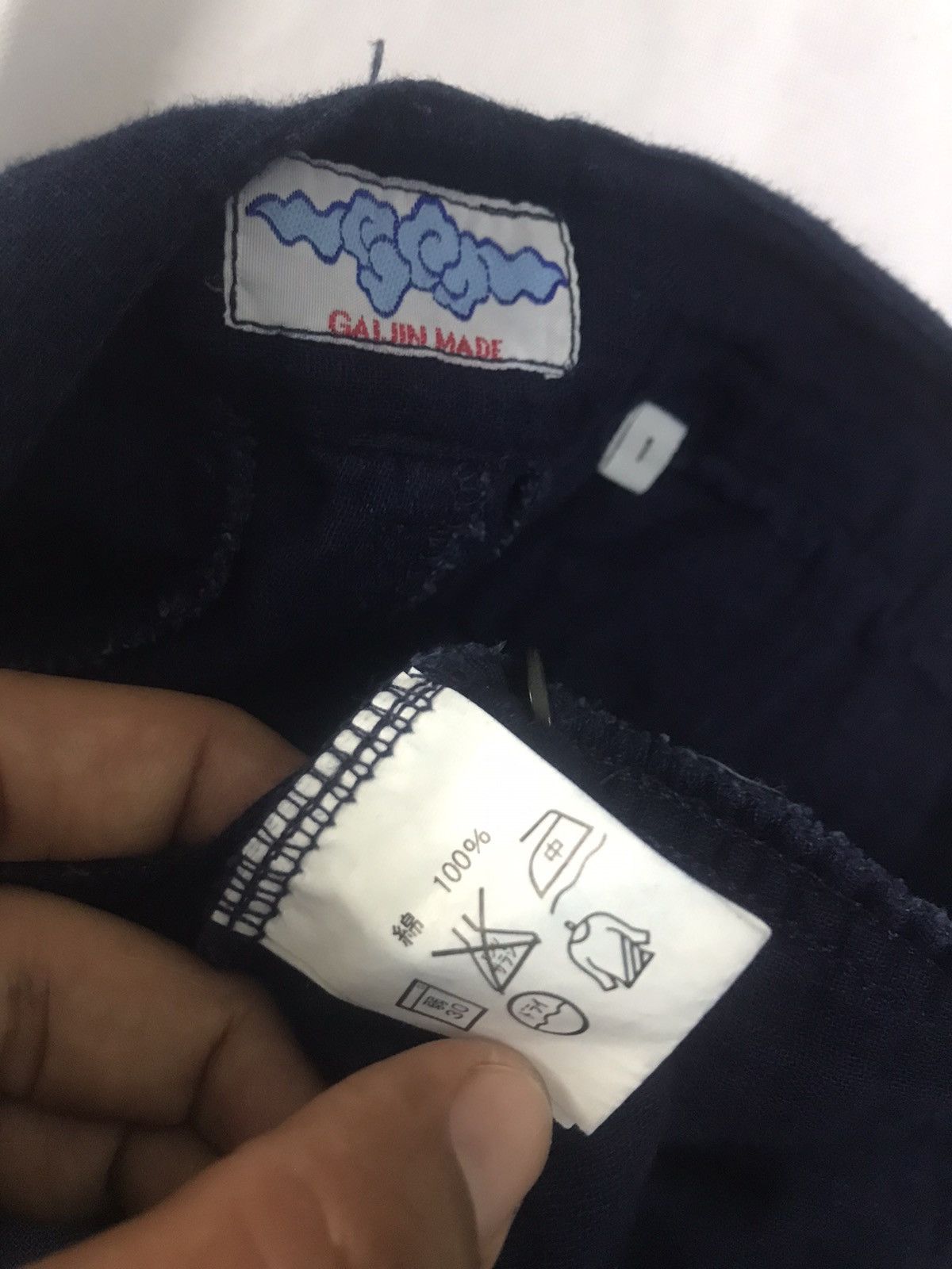 Indigo × Japanese Brand GAIJIN MADE - INDIGO DYED SOFT COTTON CARGO PANTS Size US 29 - 10 Thumbnail