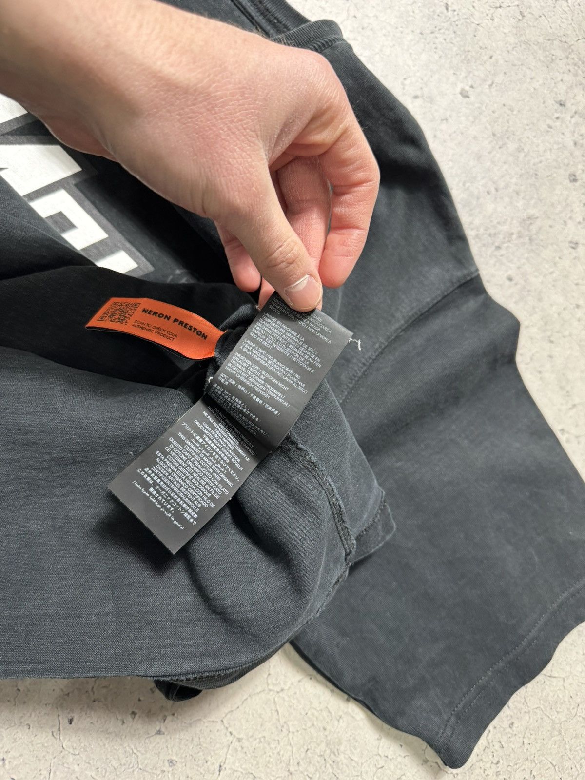 Heron Preston Heron Preston Стиль Big Logo Black T-Shirt Luxury Size S Size US S / EU 44-46 / 1 - 10 Thumbnail