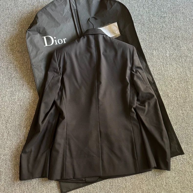 Dior Dior Silk Gun Collar Smoking Suit 2501-Nextarrow Size 48R - 4 Thumbnail