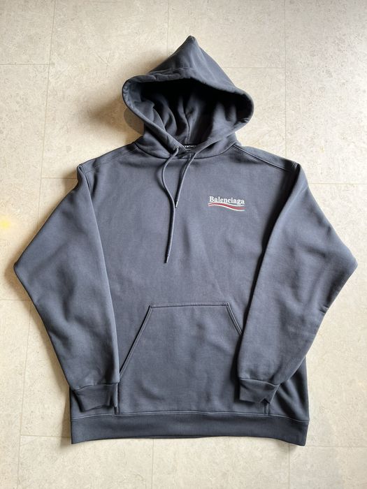 Balenciaga campaign hoodie online grey