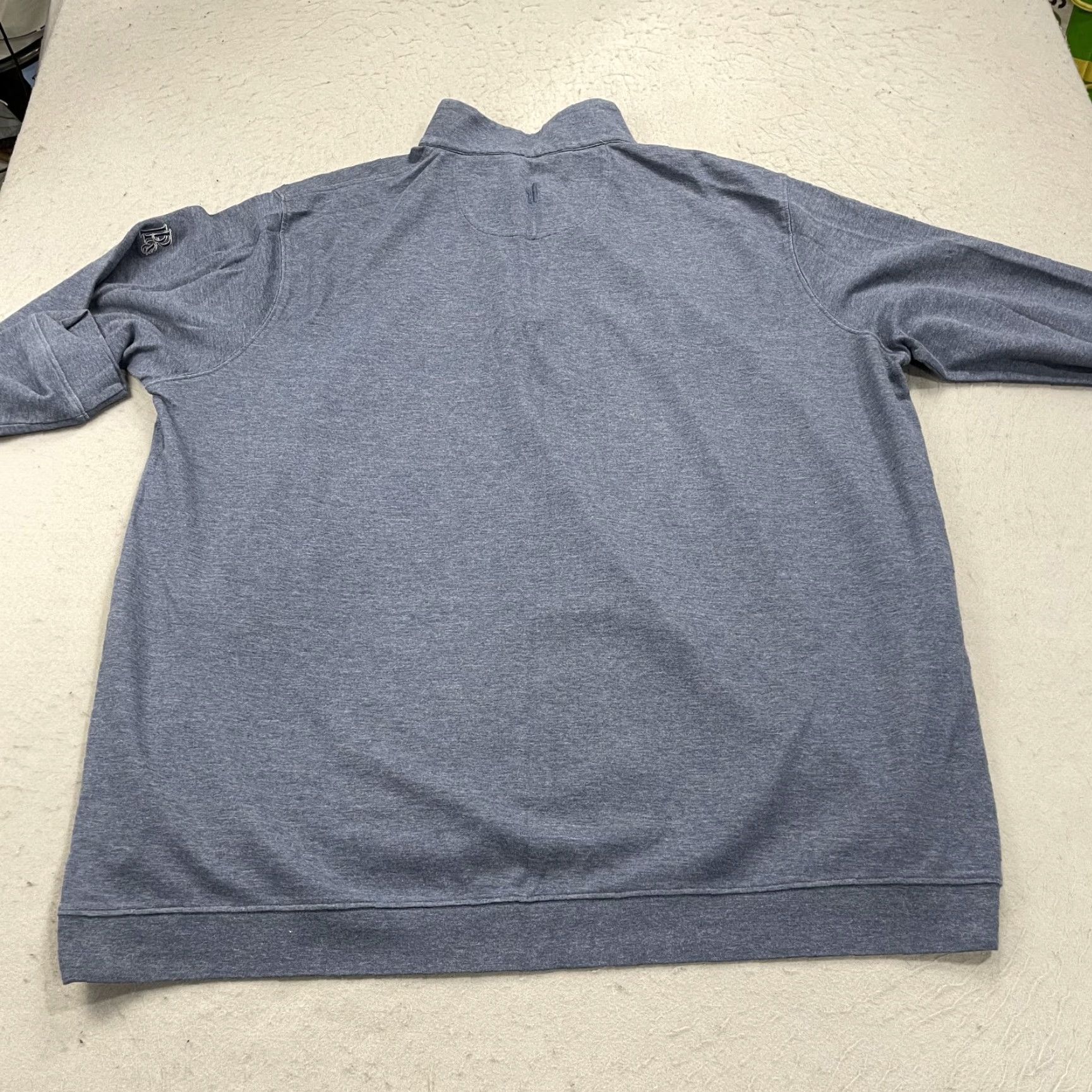 johnnie-O johnnie-O Sweater Mens 4XL Blue Sully 1/4 Quarter Zip Mock Neck Golf Park Ridge Shirt Mens Blue 4XL Pullover Size US XXL / EU 58 / 5 - 7 Thumbnail