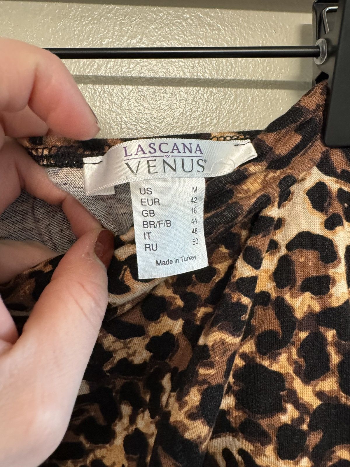 Other Women’s cheetah print full length strapless dress Size M / US 6-8 / IT 42-44 - 3 Thumbnail