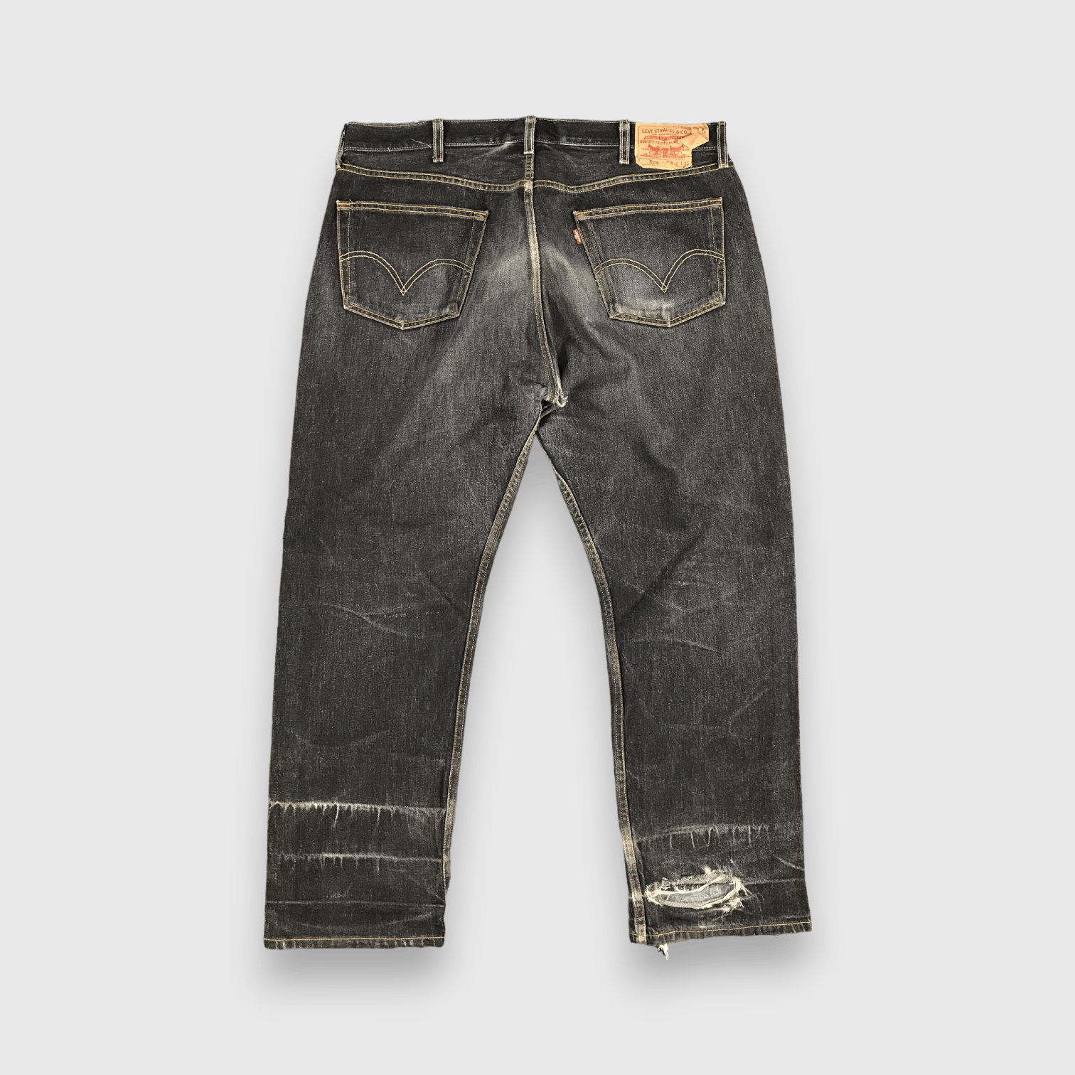 Levi's Vintage Distress Levis 501 Jeans-J1429 Size US 41 - 2 Thumbnail