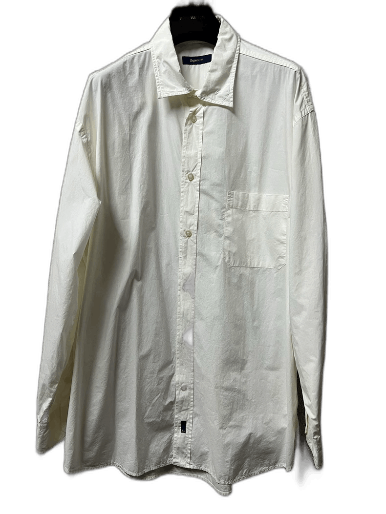 Ermenegildo Zegna Zegna Sport Men's White Casual Shirt Size US XXL / EU 58 / 5 - 1 Thumbnail