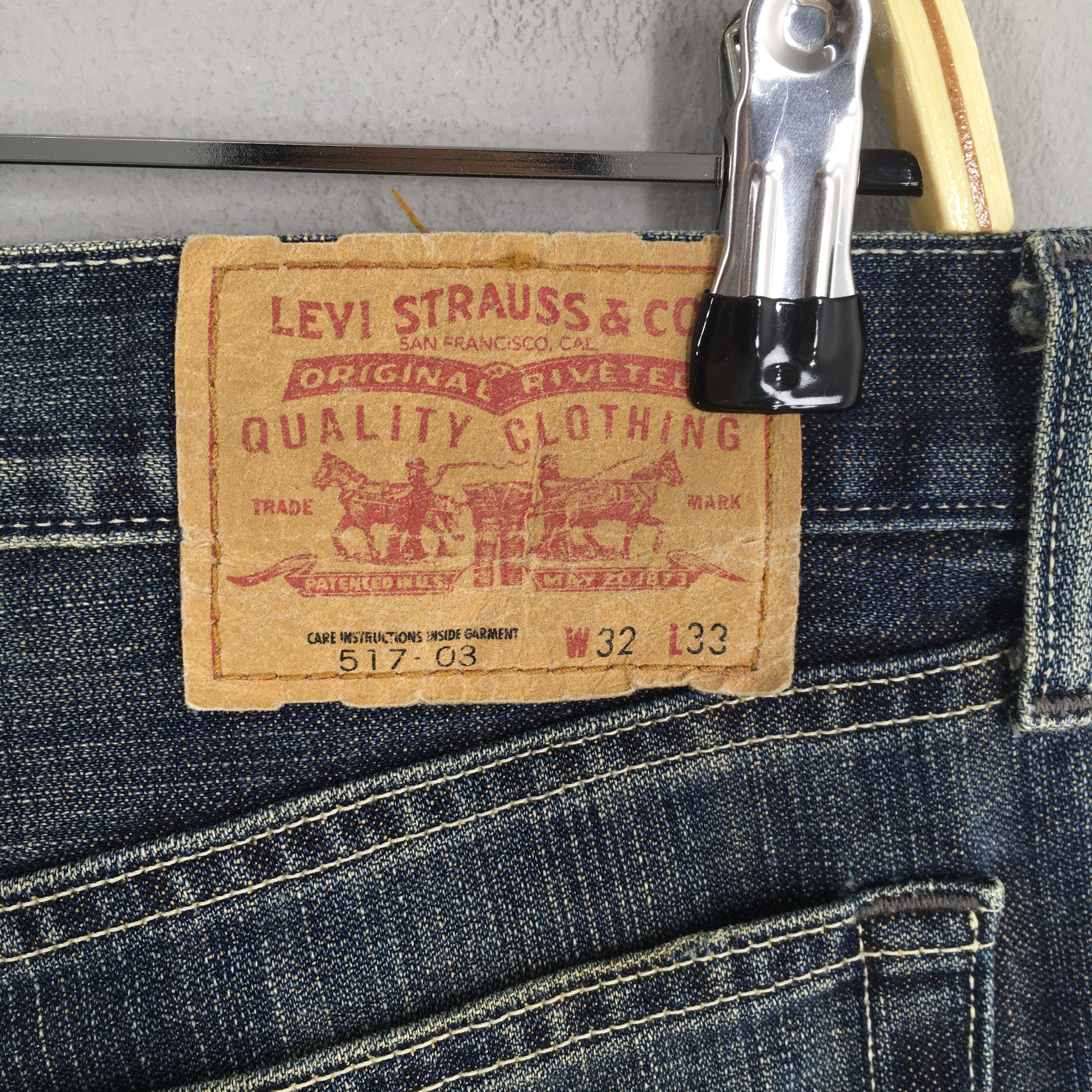Levi's Size 29x32 Vintage Levi's 517 Bootcut Flare Jeans S778 Size US 29 - 11 Thumbnail