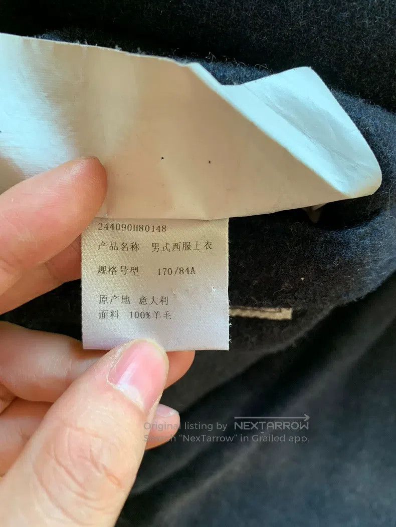 Hermes Hermes Men's Woolen Suit Size 48R - 9 Thumbnail