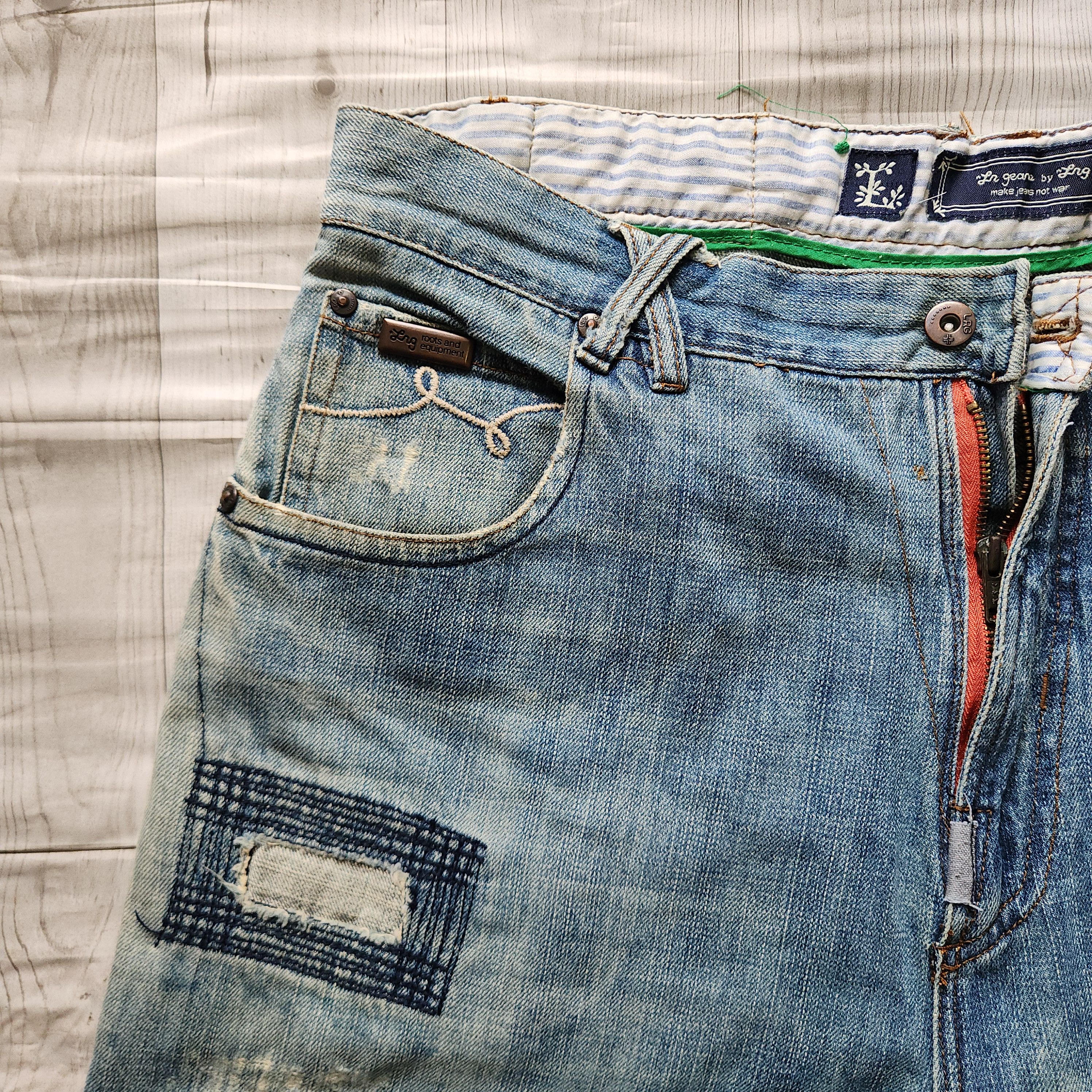 LRG Vintage LRG Skategang Streetwear Baggy Denim Size US 35 - 4 Thumbnail