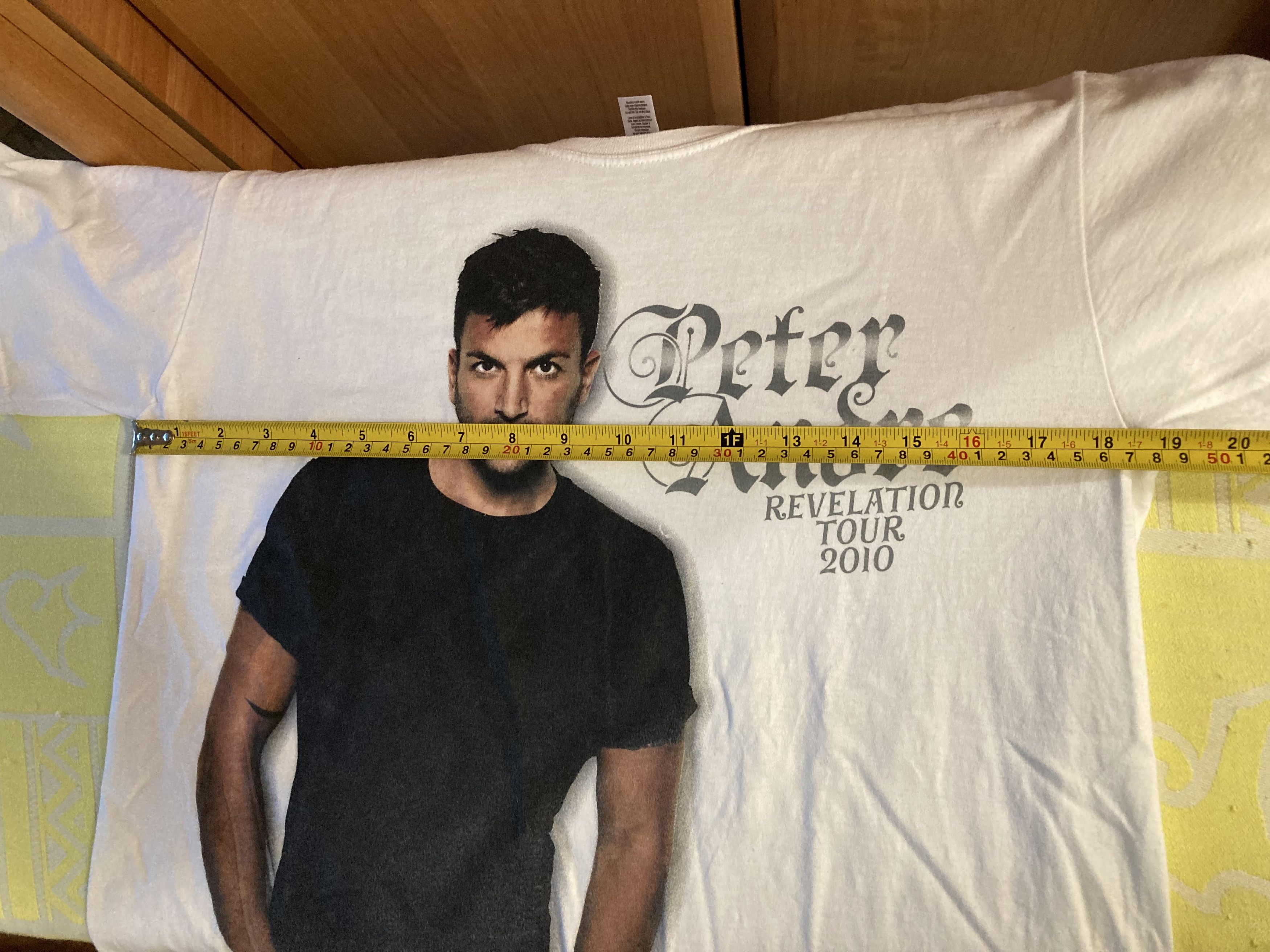 Band Tees 2010 Peter Andre Revelation Tour Rhythm And Blues White Size M / US 6-8 / IT 42-44 - 9 Thumbnail