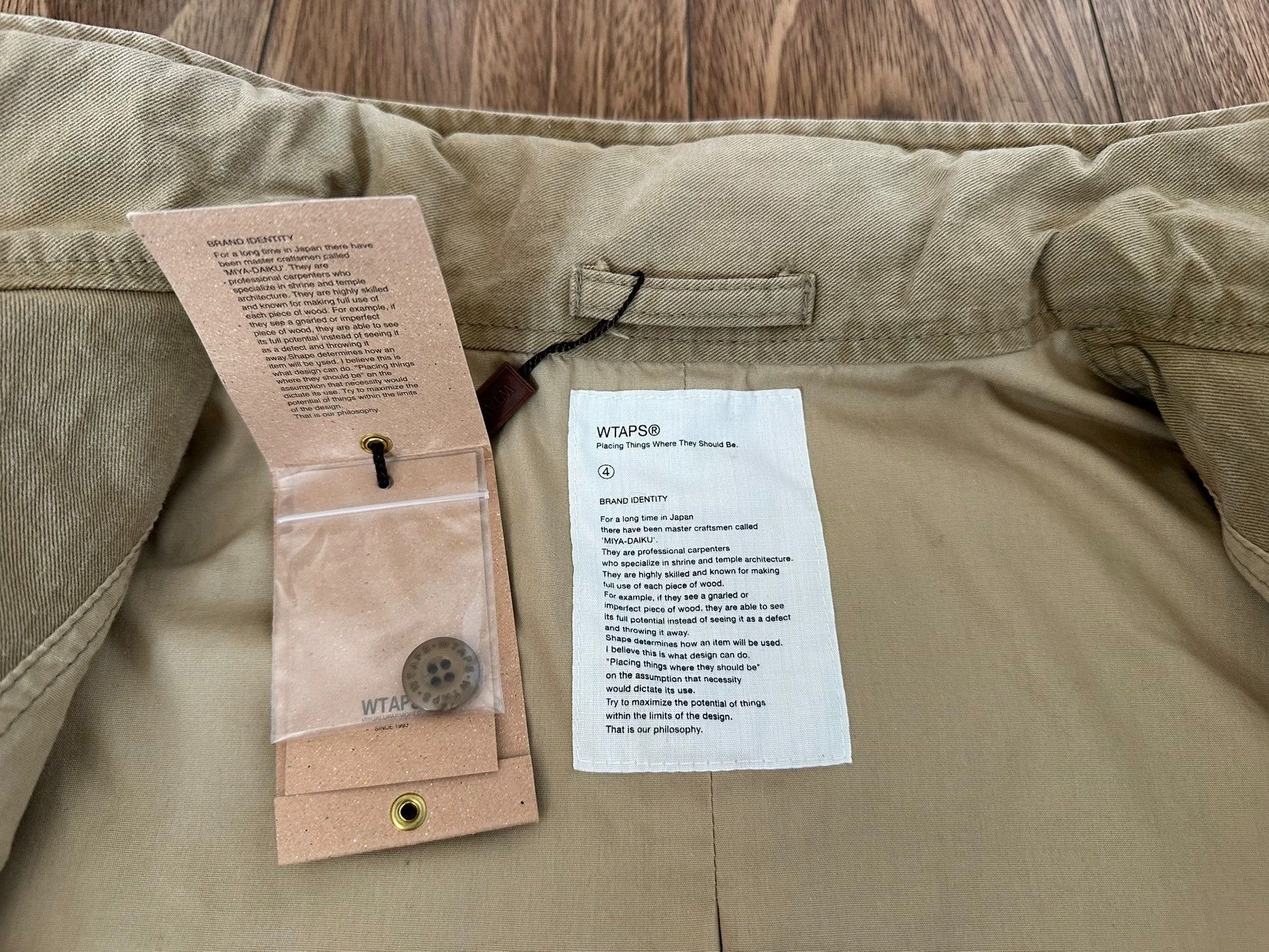 Wtaps WTAPS 17SS M-65/JACKET.COTTON.CHINO Jacket Size US XL / EU 56 / 4 - 5 Thumbnail