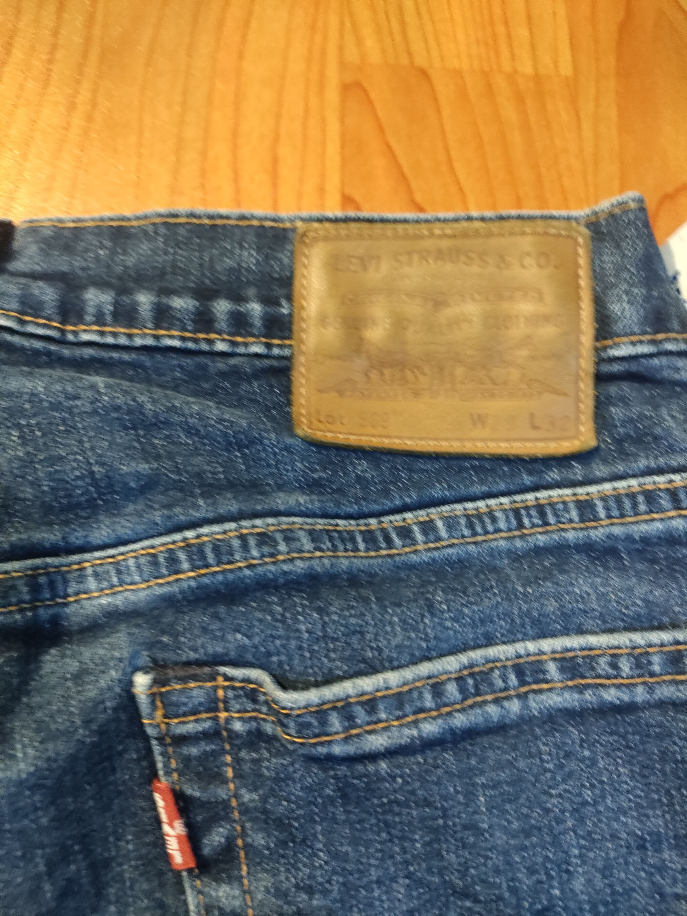 Levi's Distressed Levi's 569 Big E Jeans Size US 30 / EU 46 - 3 Thumbnail