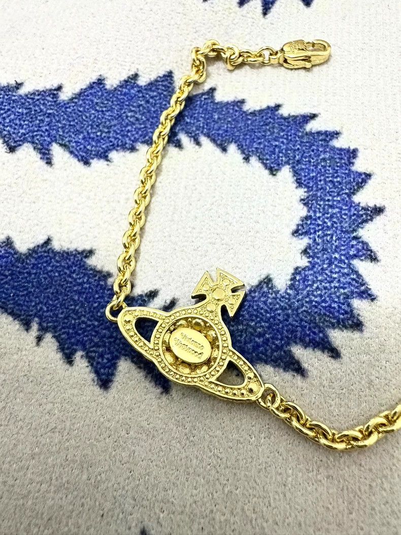 Vivienne Westwood Vivienne Westwood Mid-old white enamel clay star bracelet Size ONE SIZE - 5 Thumbnail