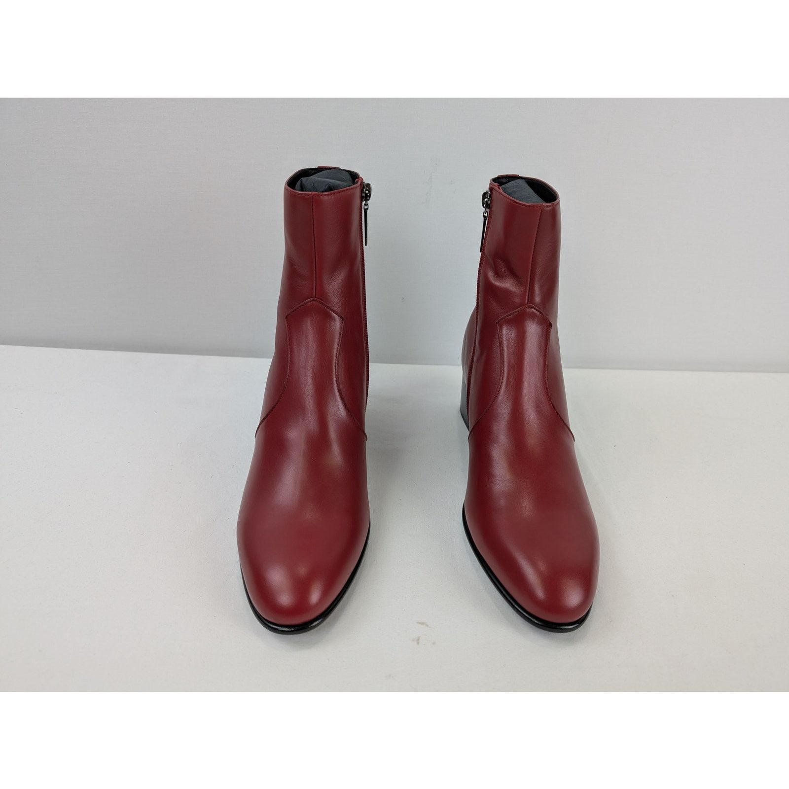 Saint Laurent Paris o1rshd1 James 60 Bootie Boots in Opyum Red Size US 9 / EU 42 - 13 Thumbnail