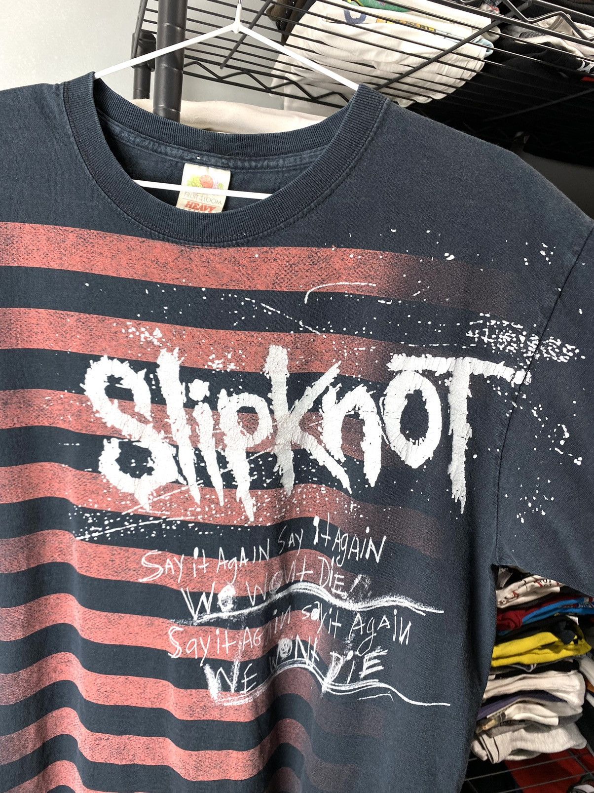 Band Tees Early 00’s Vintage Slipknot Band T Shirt Heavy Metal Size US L / EU 52-54 / 3 - 3 Thumbnail