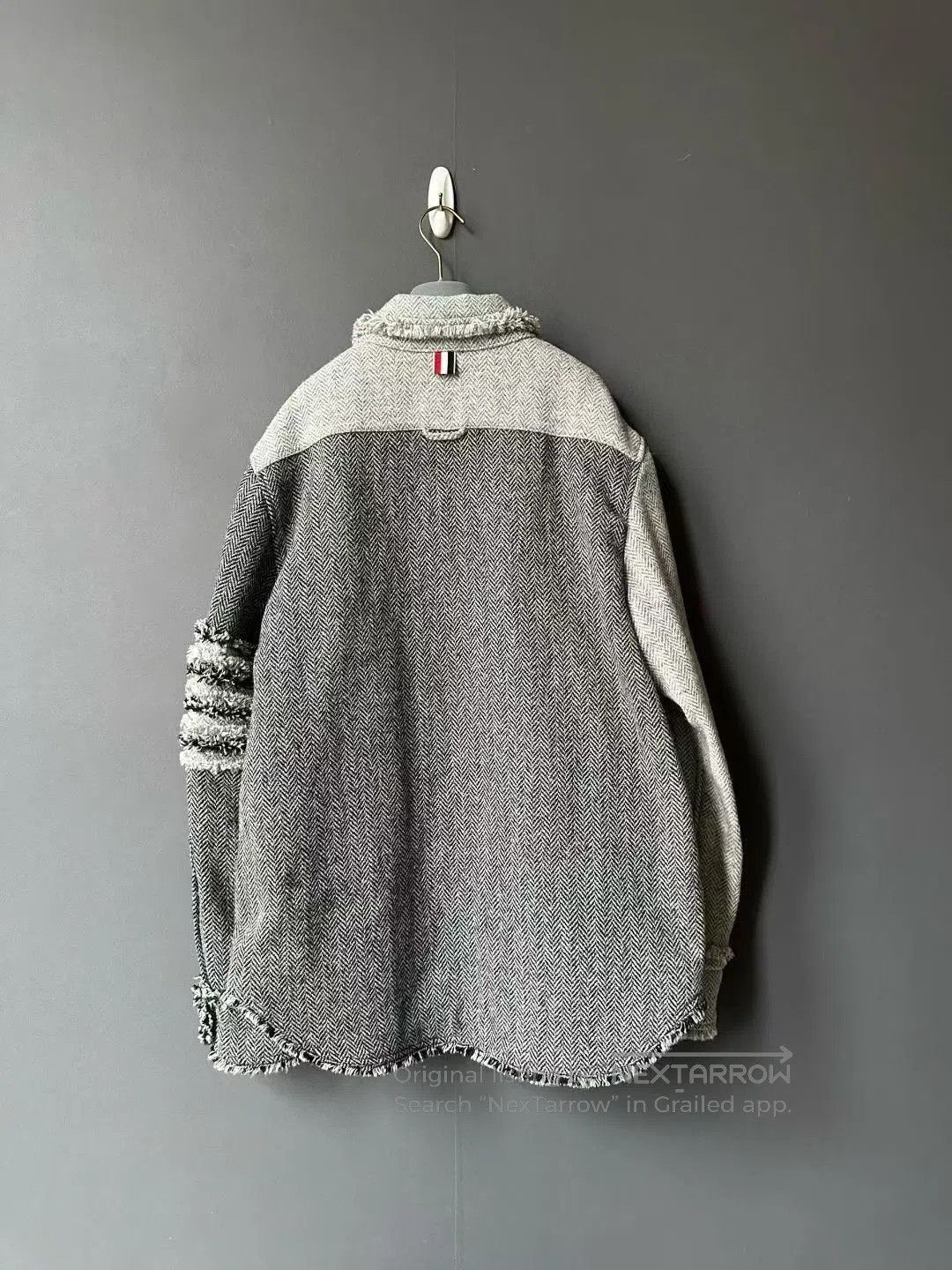 Thom Browne Thom Browne Frayed Shirt Jacket. Size US L / EU 52-54 / 3 - 2 Thumbnail