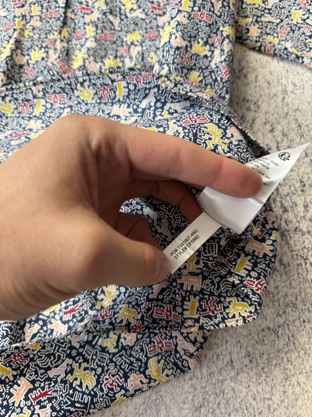 Japanese Brand Lacoste & Keith Haring Monogram Polo Shirt Y2K Size XS / US 0-2 / IT 36-38 - 19 Thumbnail