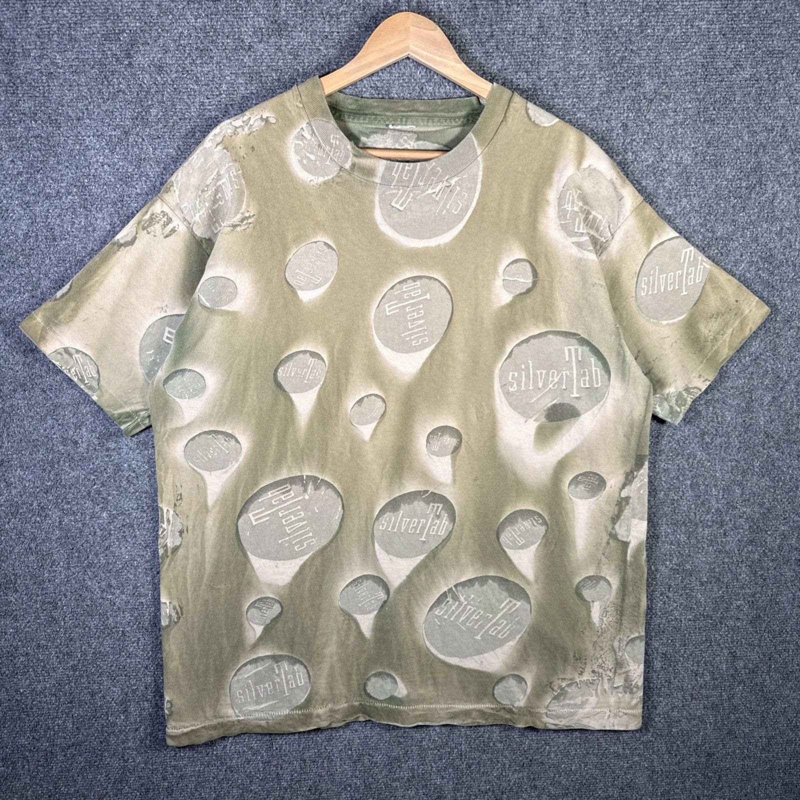 Levi's Vintage Levis Shirt Mens XL Green 90s AOP Silver Tab Strauss Size US XL / EU 56 / 4 - 1 Thumbnail