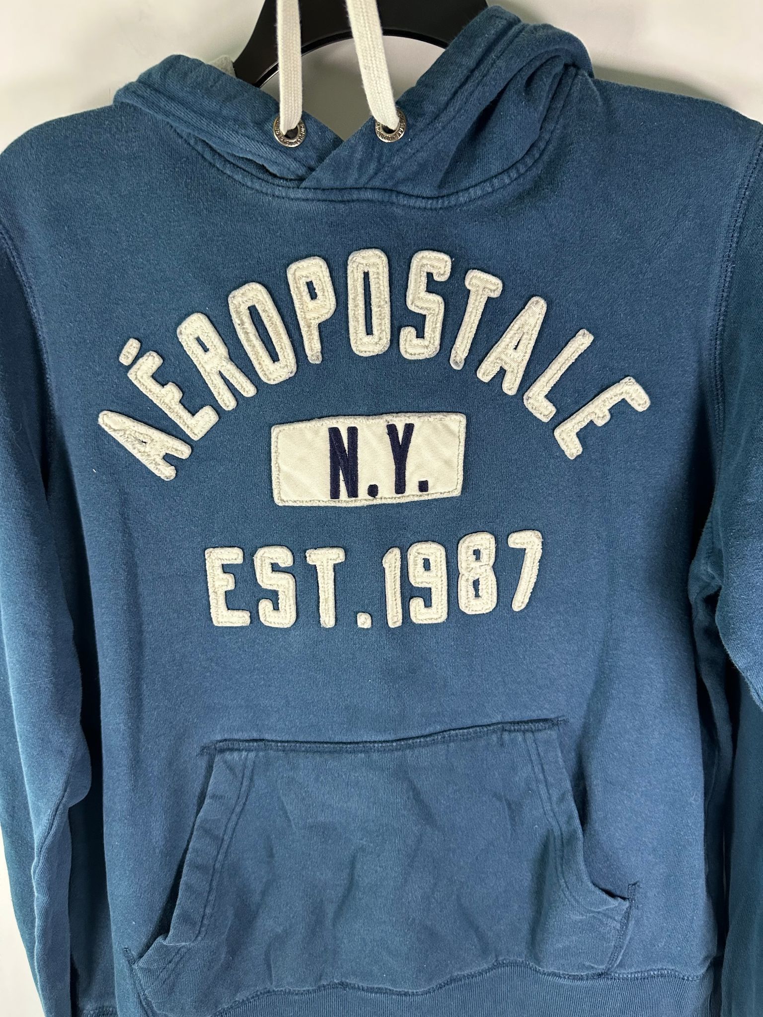 Aeropostale Aeropostale Hoodie Womens M Pullover Hooded Sweatshirt Blue Size M / US 6-8 / IT 42-44 - 2 Thumbnail