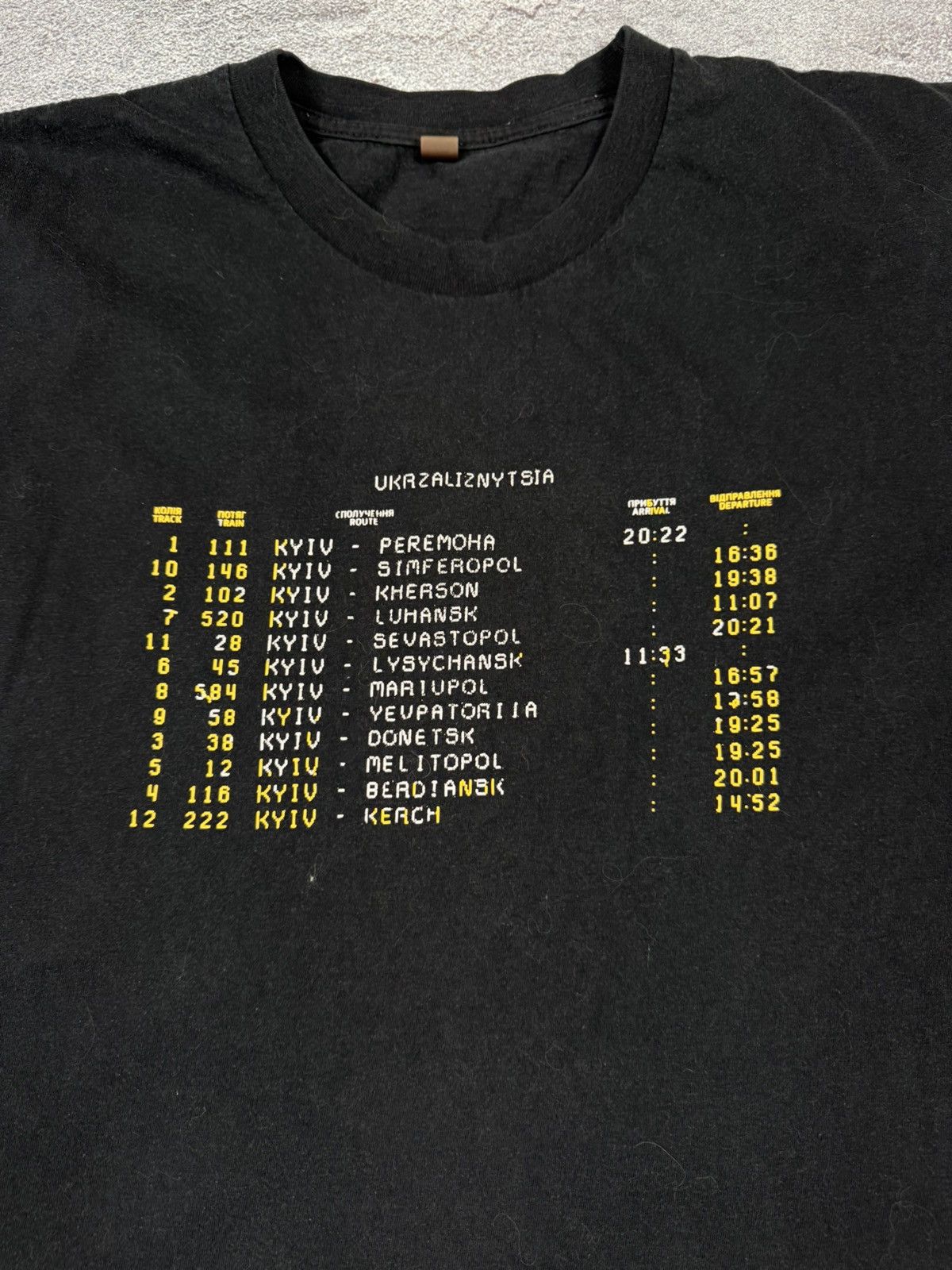 If Six Was Nine Ukrzaliznytsia Limited Edition Donbass Krym T-Shirt Size XL Size US XL / EU 56 / 4 - 3 Thumbnail