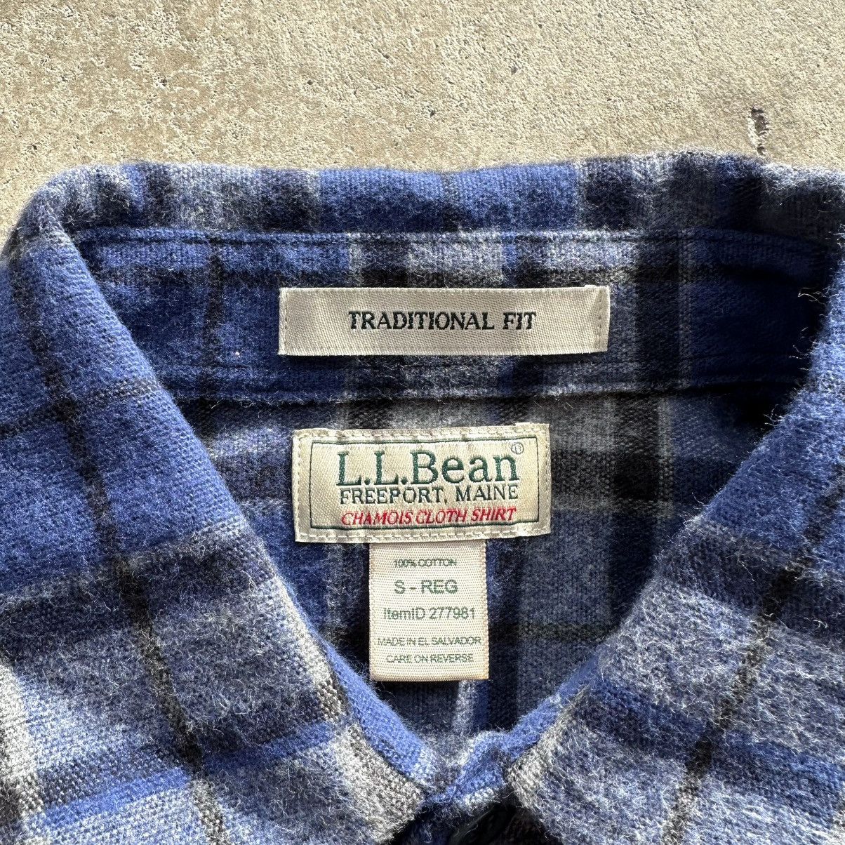 L.L. Bean L.L. Bean Chamois Cloth Flannel Shirt Mens Small Blue Button Size US S / EU 44-46 / 1 - 3 Thumbnail