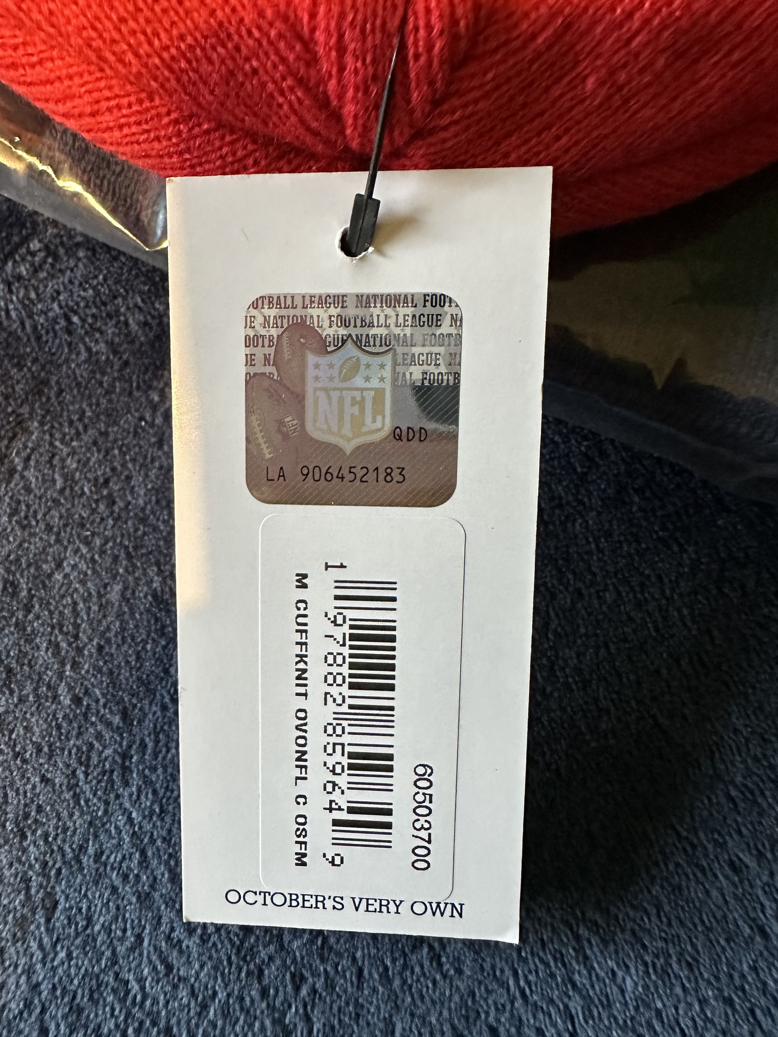 October's Very Own Octobers Very Own OVO NFL KANSAS CITY CHIEFS NEW ERA BEANIE Size ONE SIZE - 3 Thumbnail
