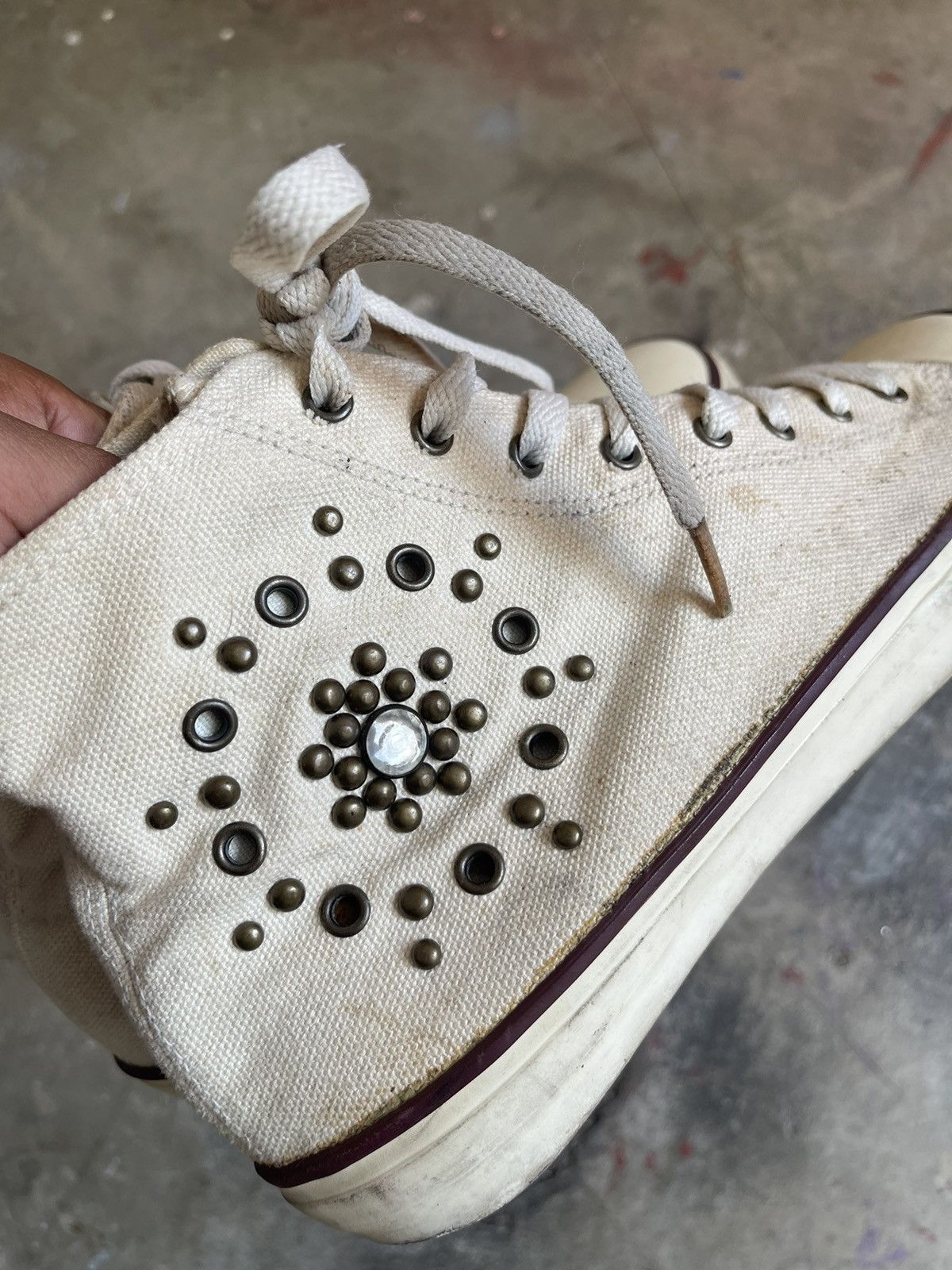 PPFM PPFM Studded High Top Sneakers Size US 9.5 / EU 42-43 - 5 Thumbnail