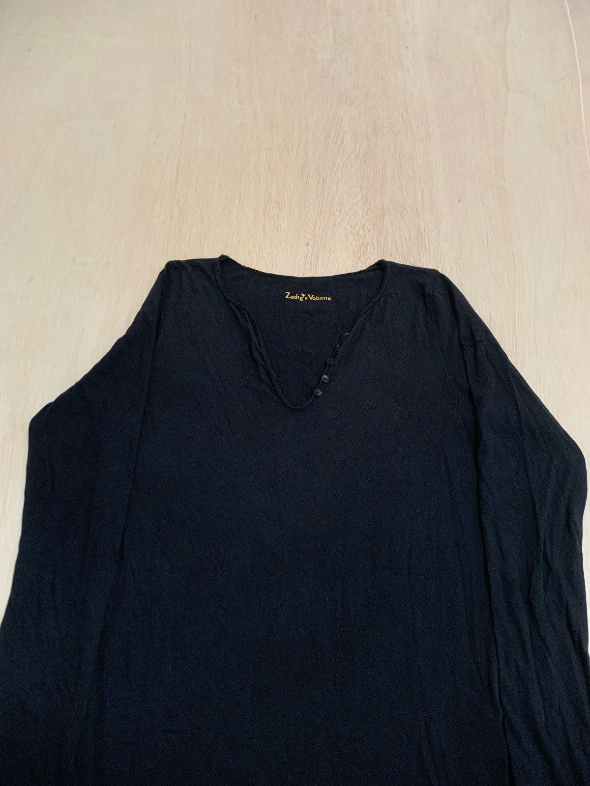 Hysteric Glamour × If Six Was Nine × Japanese Brand Zadig&Voltaire Guitar Ifsixwasnine Lgb style Longsleeve Size US M / EU 48-50 / 2 - 4 Thumbnail
