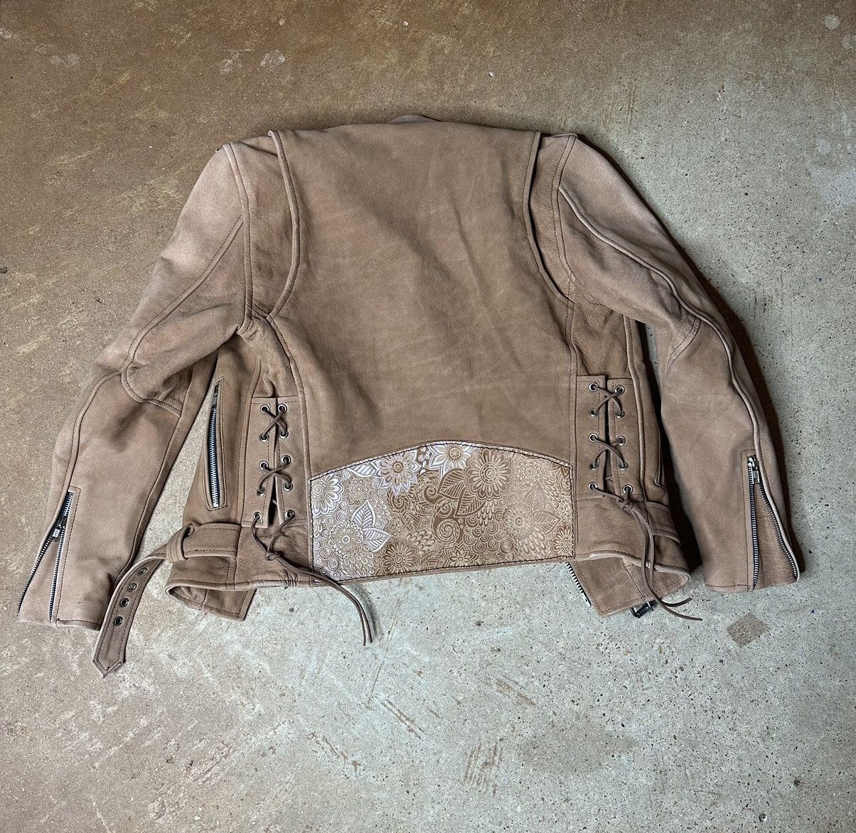 Genuine Leather Y2K US Suede Leather Jacket Size XS / US 0-2 / IT 36-38 - 2 Thumbnail