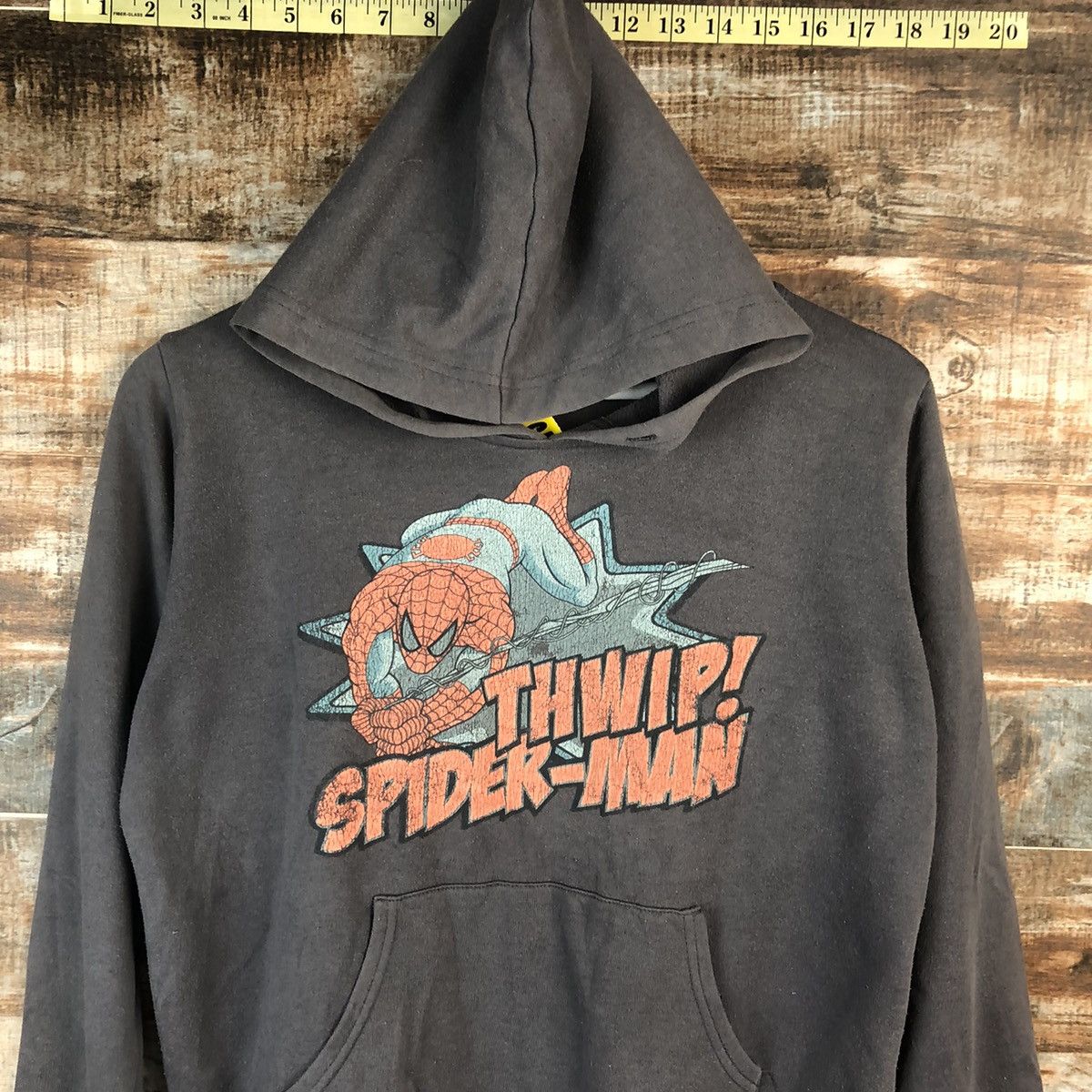 Marvel Comics Marvel Spiderman vintage Green Hoodie #A1589 Size US S / EU 44-46 / 1 - 5 Thumbnail