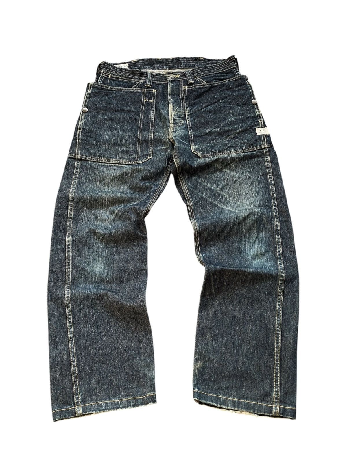 Sassafras SASSAFARAS FALL LEAF SPARAY GARDENERS DENIM 13.05oz Size US 30 / EU 46 - 1 Thumbnail