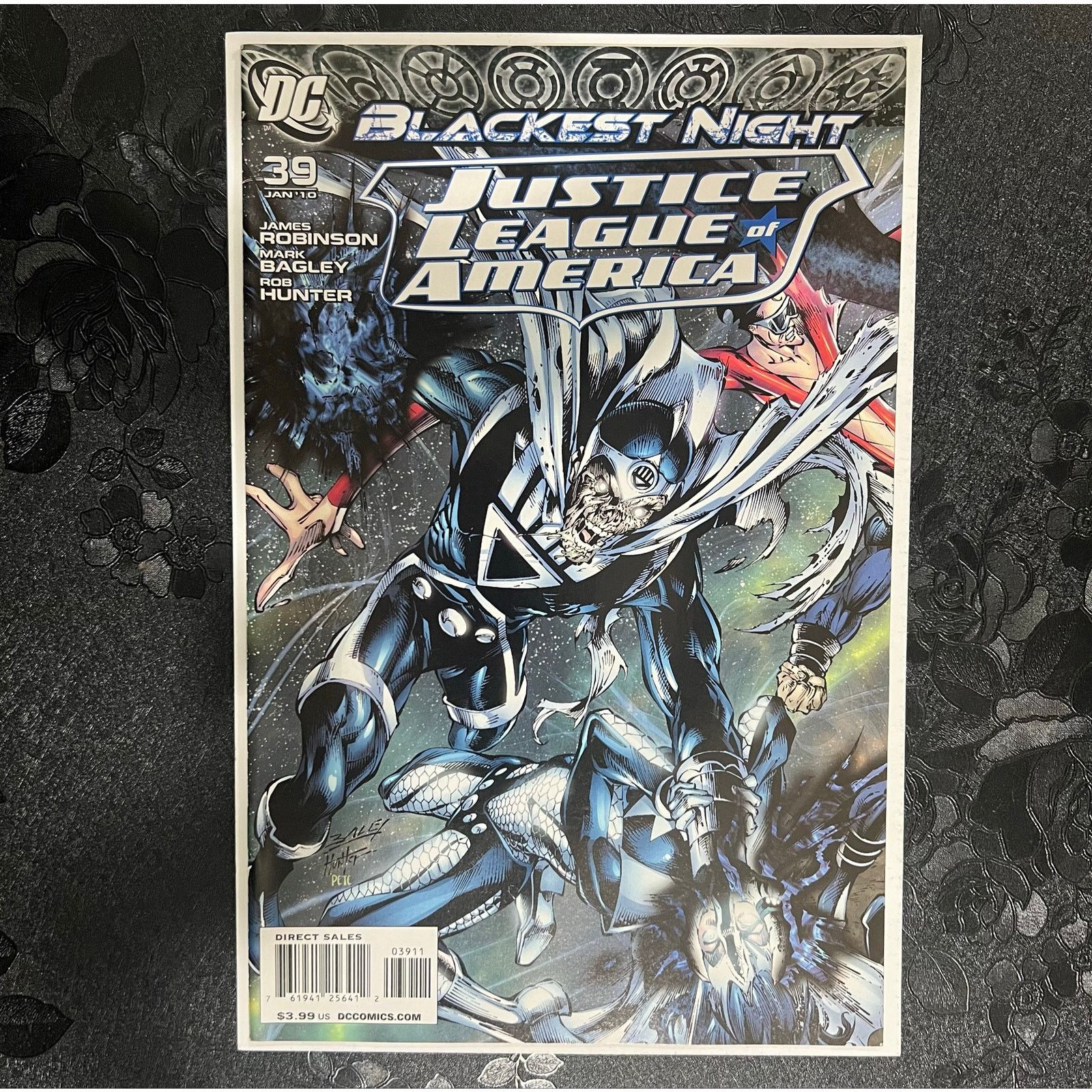 DC Comics Blackest Day Justice League of America # 39 2010 DC Comics Size ONE SIZE - 1 Thumbnail