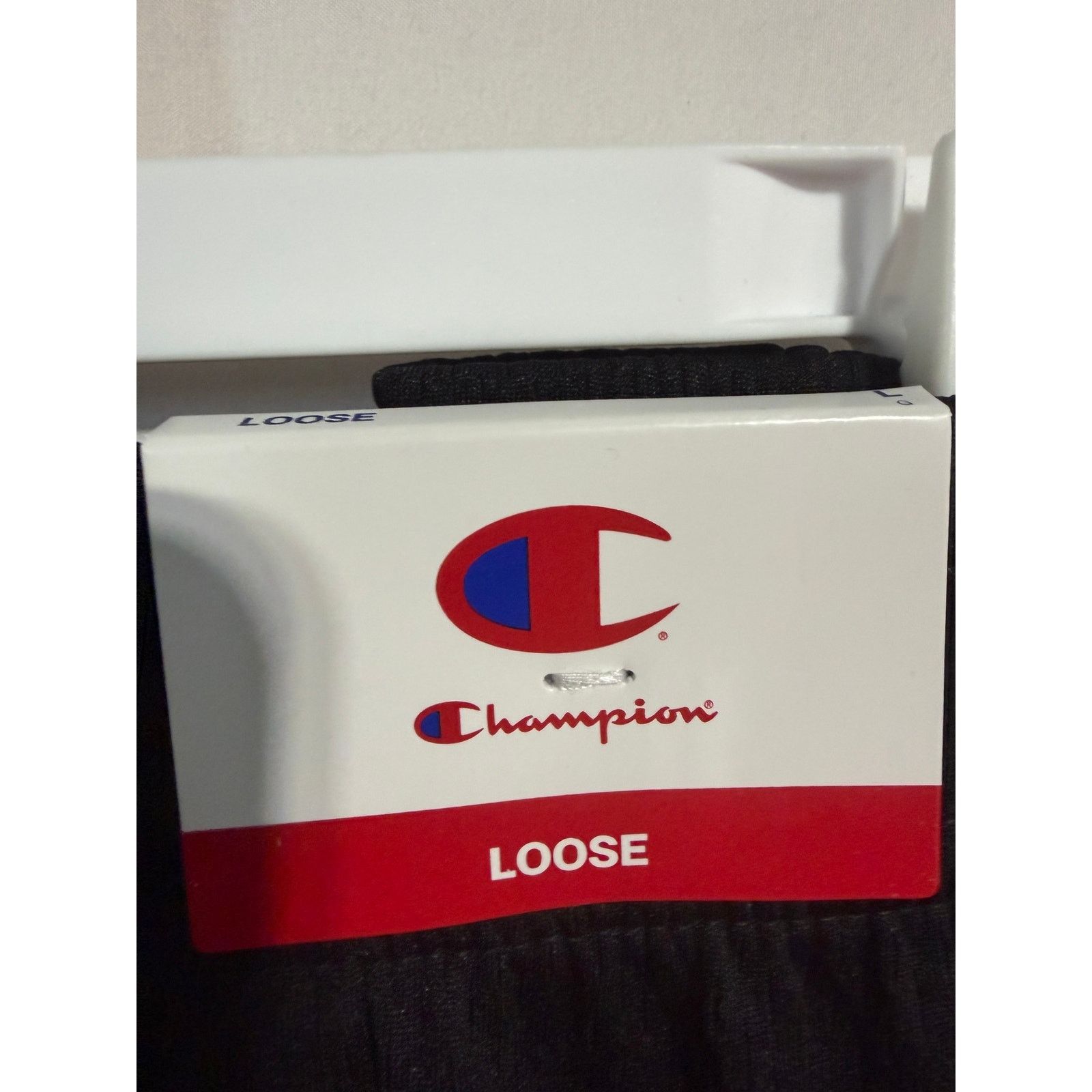 Champion Champion Mesh Shorts Large Black Stripe Drawstring Athletic Size US 36 / EU 52 - 5 Thumbnail