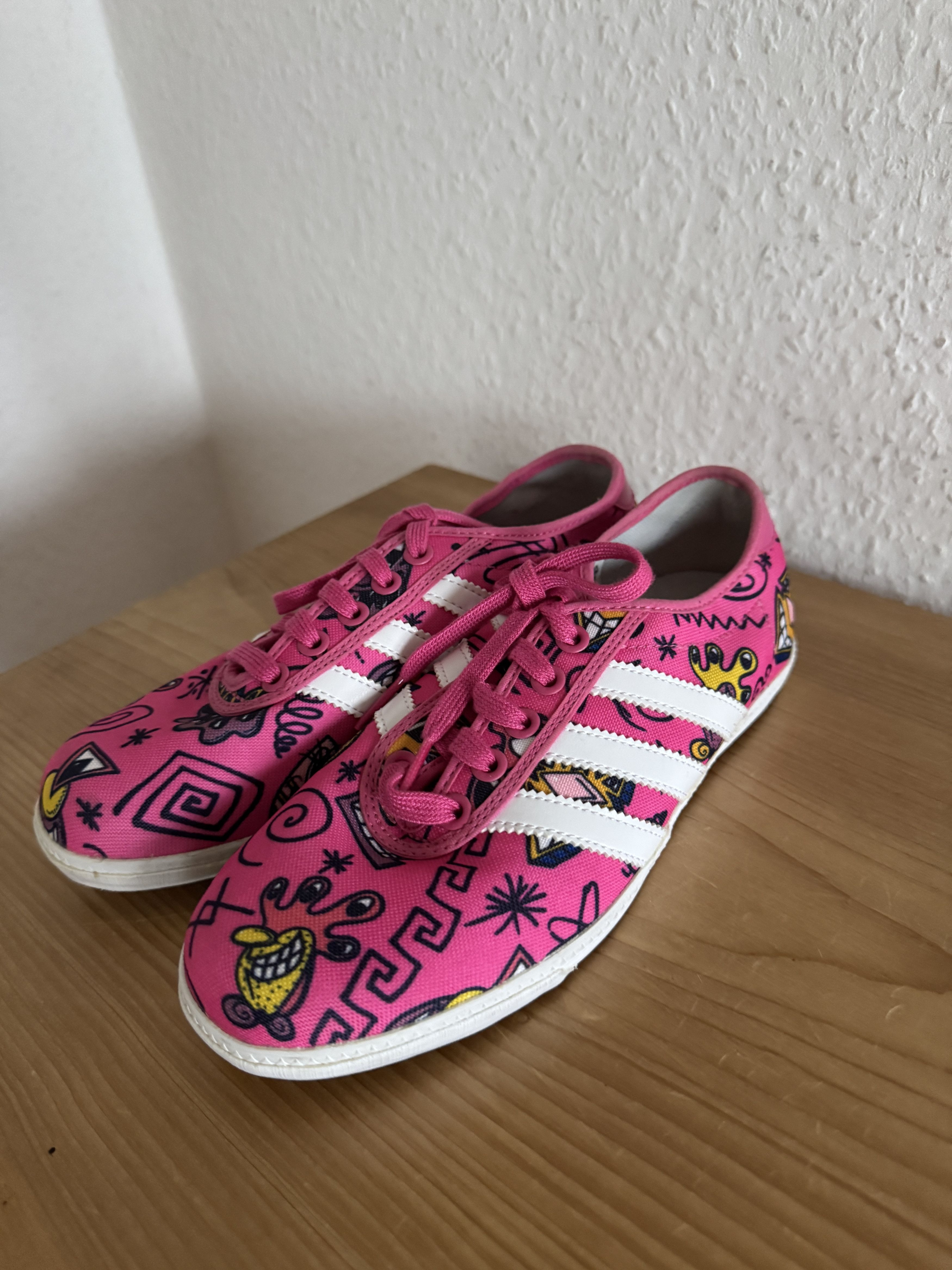 Adidas × Jeremy Scott P-Sole sneakers in pink patent Size US 4 / IT 34 - 4 Thumbnail