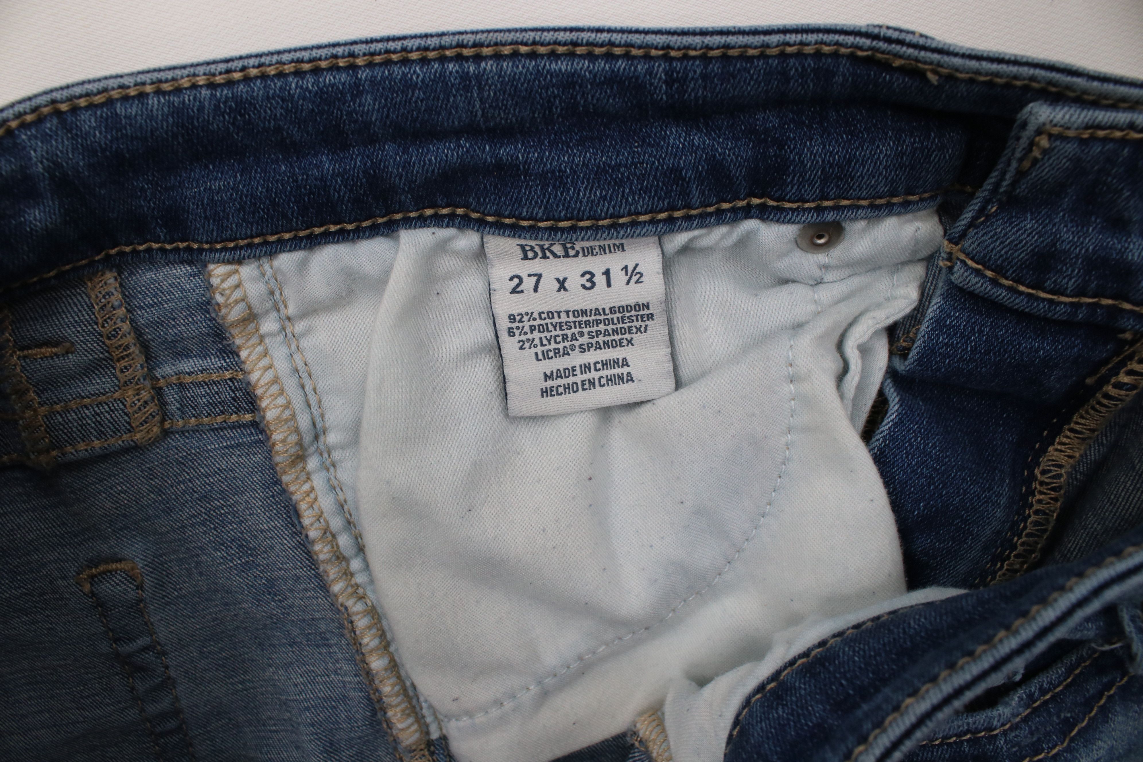 Vintage Buckle BKE Payton Mid Rise Skinny Leg Denim Jeans Size 27" / US 4 / IT 40 - 11 Thumbnail