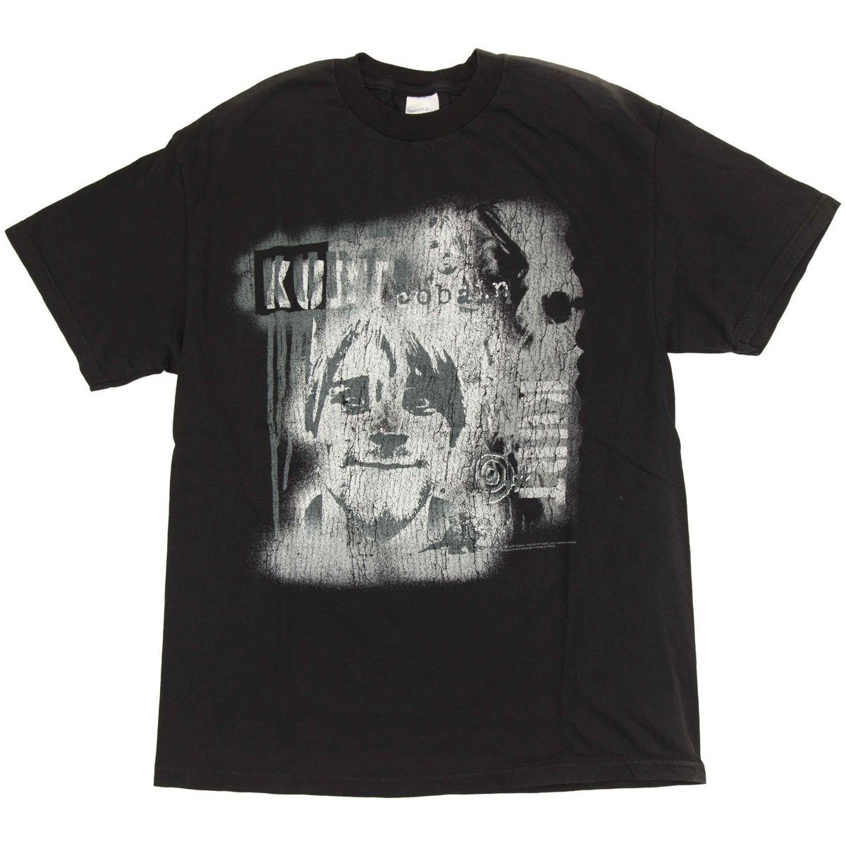 image of Send Offers Super Kurt Cobain Tee in Black, Men's (Size Large)