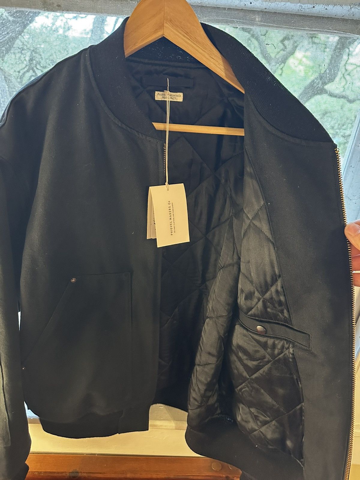 PHIGVEL MAKERS & Co. Duck Cloth Workaday Blouson Ink Black Size US L / EU 52-54 / 3 - 11 Thumbnail