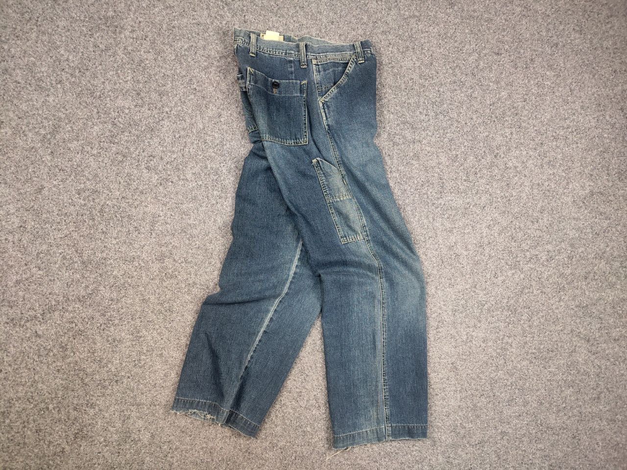 Japanese Brand Vintage Bartack System-u Japanese Denim Faded Jeans Scovill Size US 30 / EU 46 - 12 Thumbnail