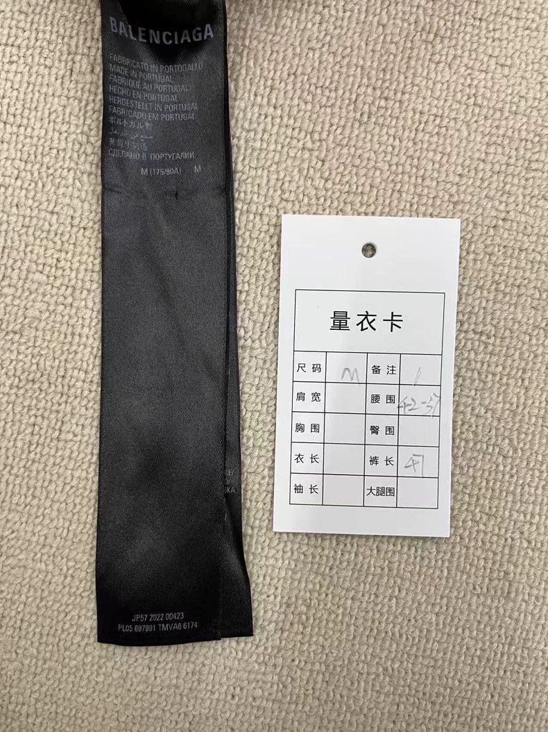 Balenciaga Balenciaga Color Block Detail Elastic Waist Straight Leg C Size US 26 / EU 42 - 5 Thumbnail