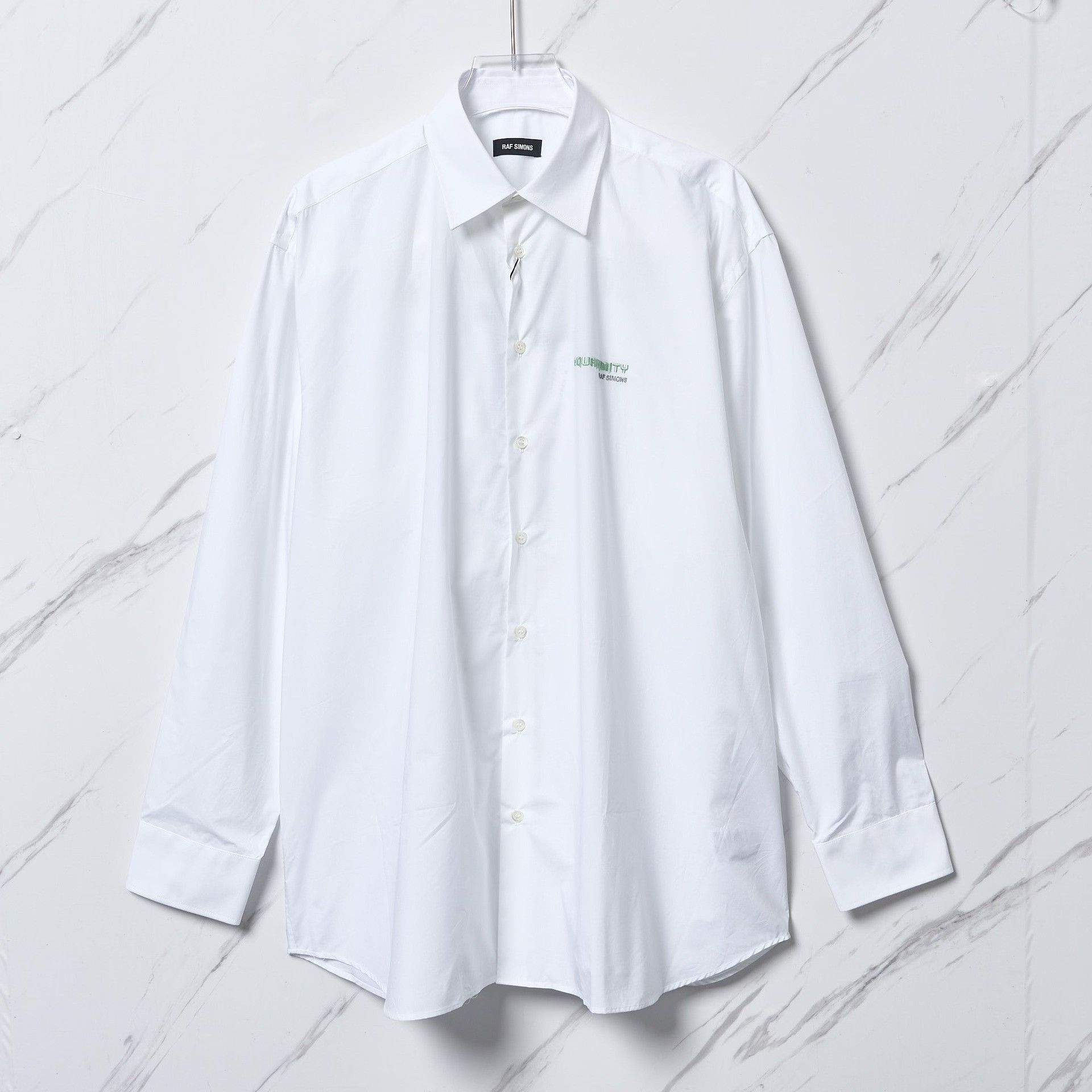 Raf Simons Raf Simons Men's Logo Embroidered Shirt Size US S / EU 44-46 / 1 - 1 Thumbnail