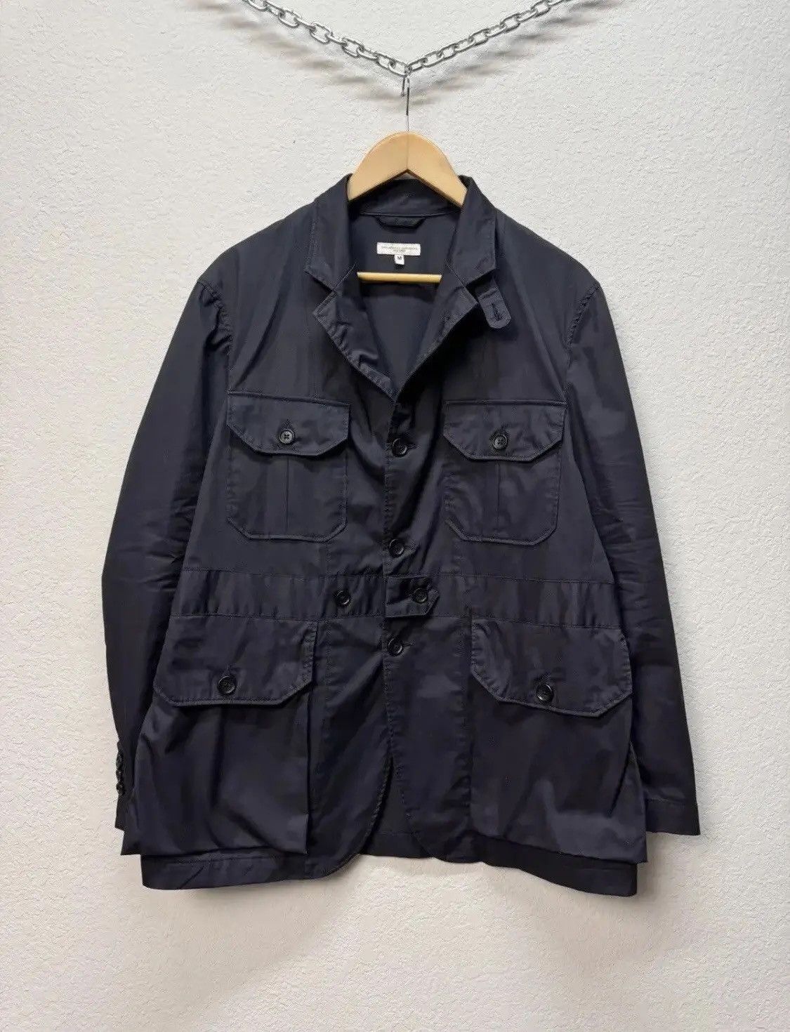 Engineered Garments × Japanese Brand Engineered Garments Multipocket Jacket Navy Memory Polyester Size US M / EU 48-50 / 2 - 4 Thumbnail
