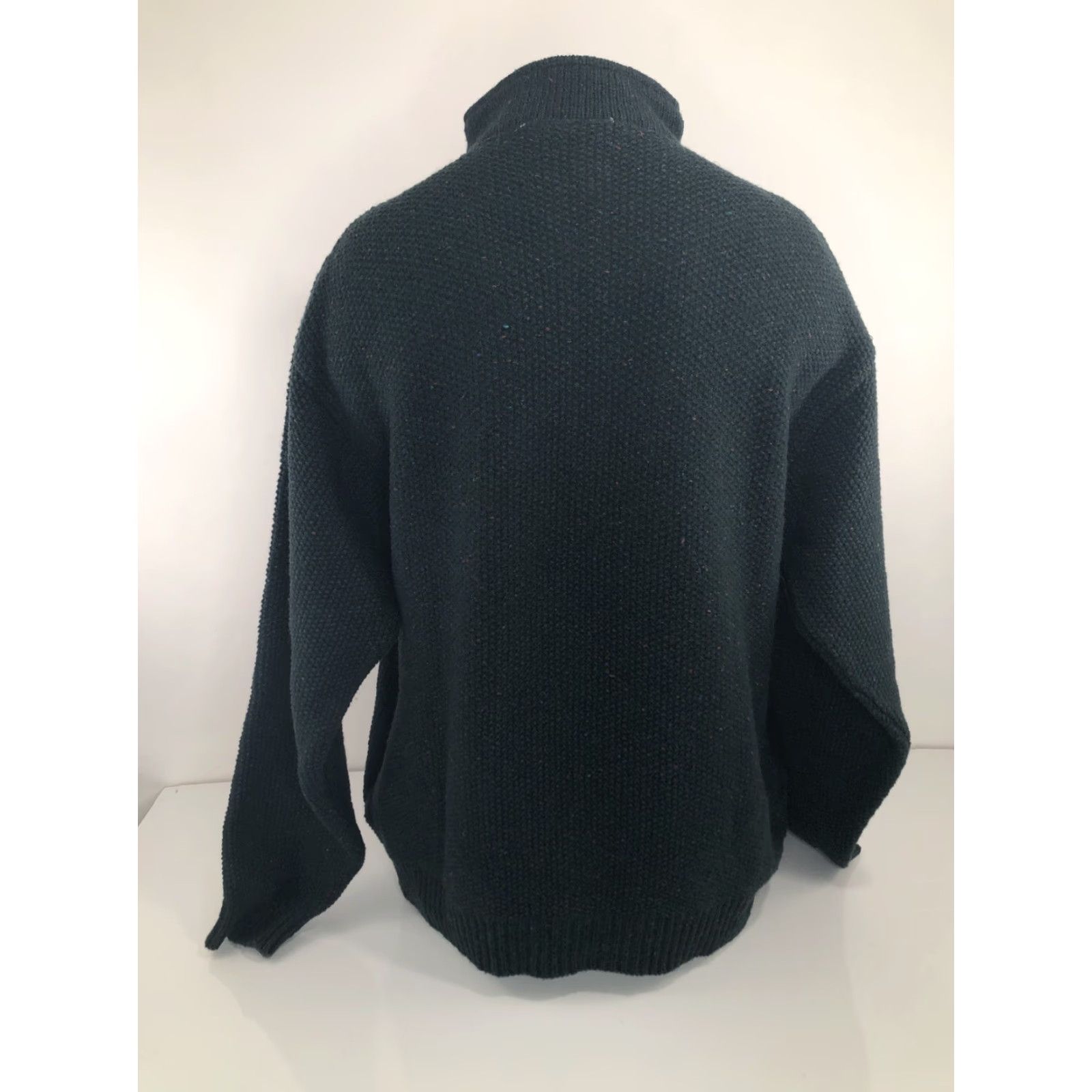 Orvis Orvis Heavy Duty Knit Wool Blend Zip Collar XL Sweater Green Pockets Mens XL Wool Blend Knit Pullover 90s JH Size US XL / EU 56 / 4 - 4 Thumbnail