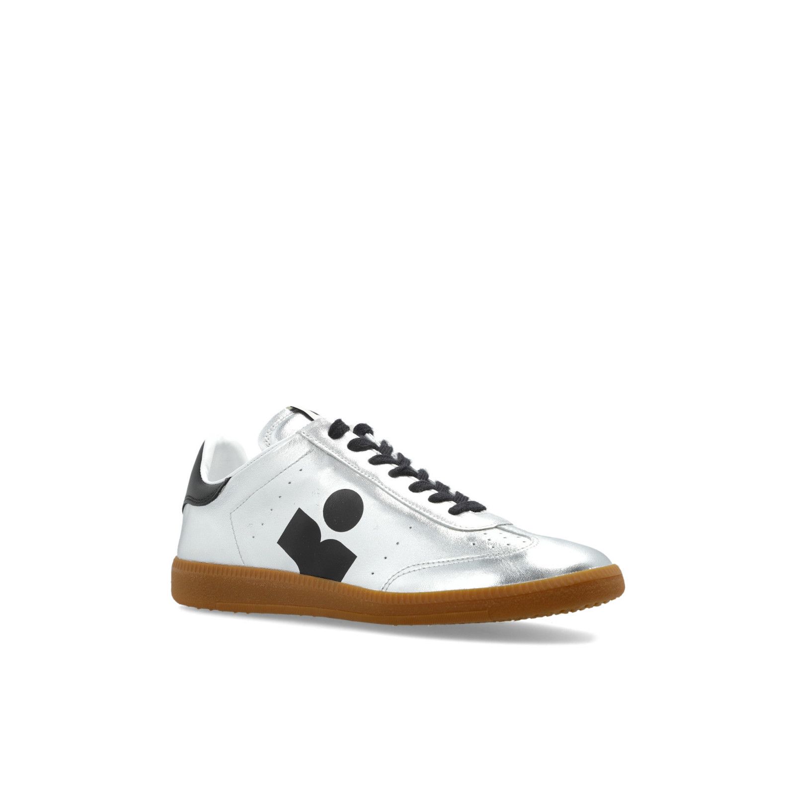 Isabel Marant ISABEL MARANT Kaycee Silver Leather Sneakers New & Authentic Size US 8 / IT 38 - 2 Thumbnail