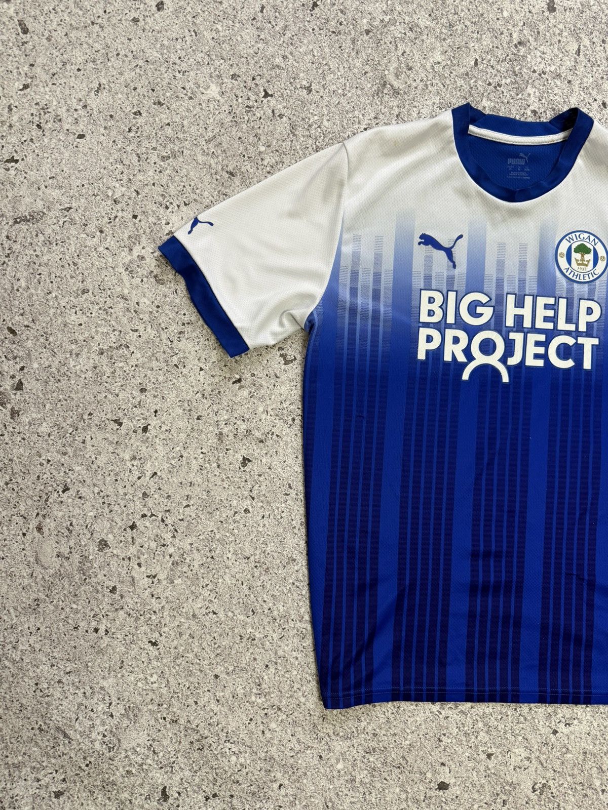 Puma × Vintage Vintage Puma Wigan Athletic 2022 2023 Home Soccer Jersey Size US XL / EU 56 / 4 - 3 Thumbnail