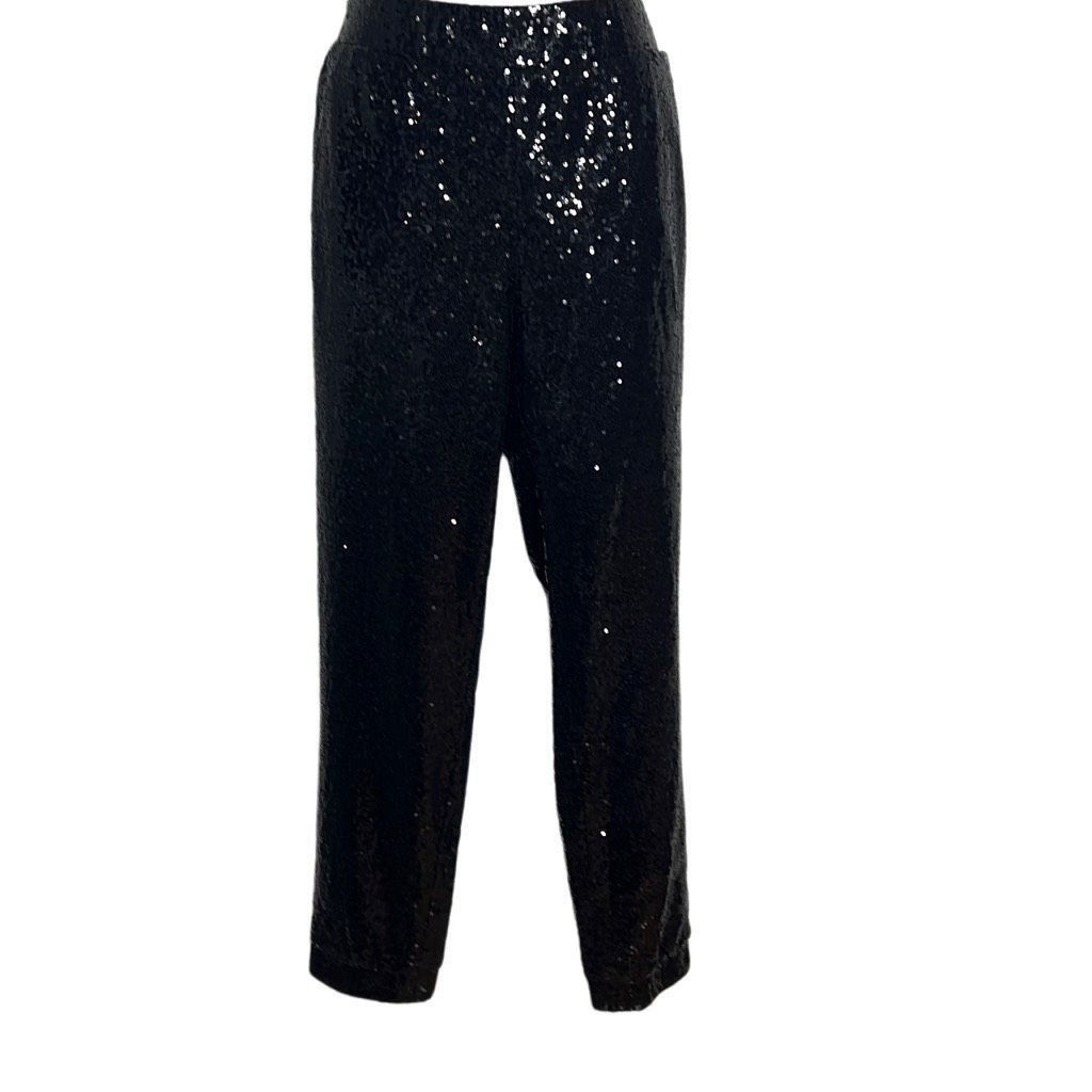 7 For All Mankind 7 For All Mankind Sequined Jogger Pants NWT M Size 28" / US 6 / IT 42 - 10 Thumbnail